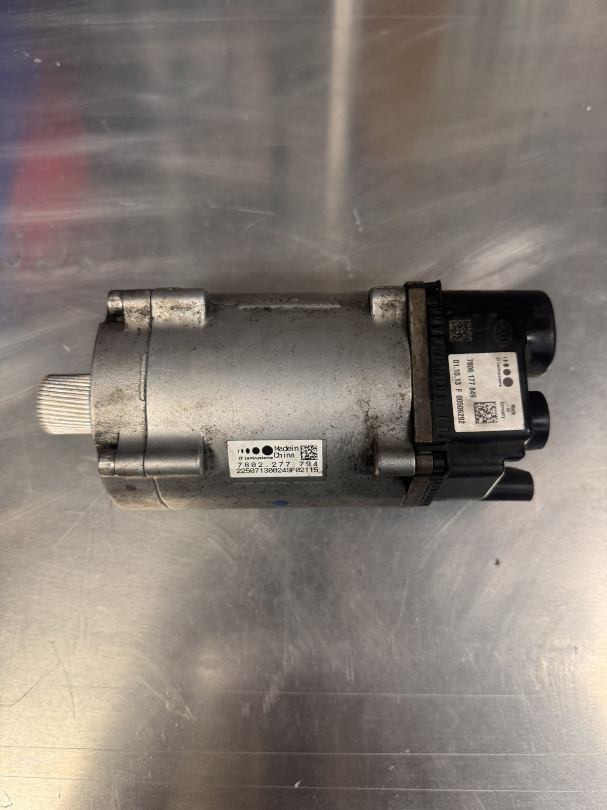 2012-2015 BMW F30 320I 328I 335I STEERING RACK ELECTRIC MOTOR 7802277604 OEM