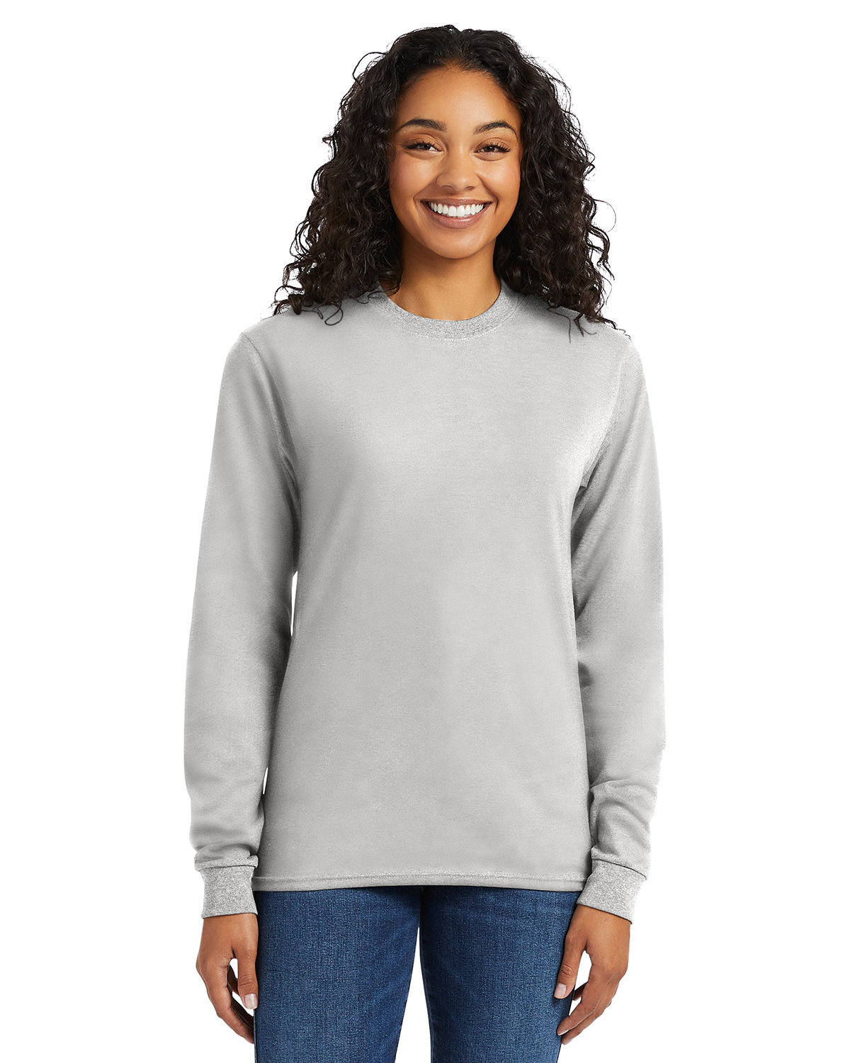Hanes 5286 Men\'s Cotton ComfortSoft Long Sleeve Midweight Crewneck Tee T-Shirt