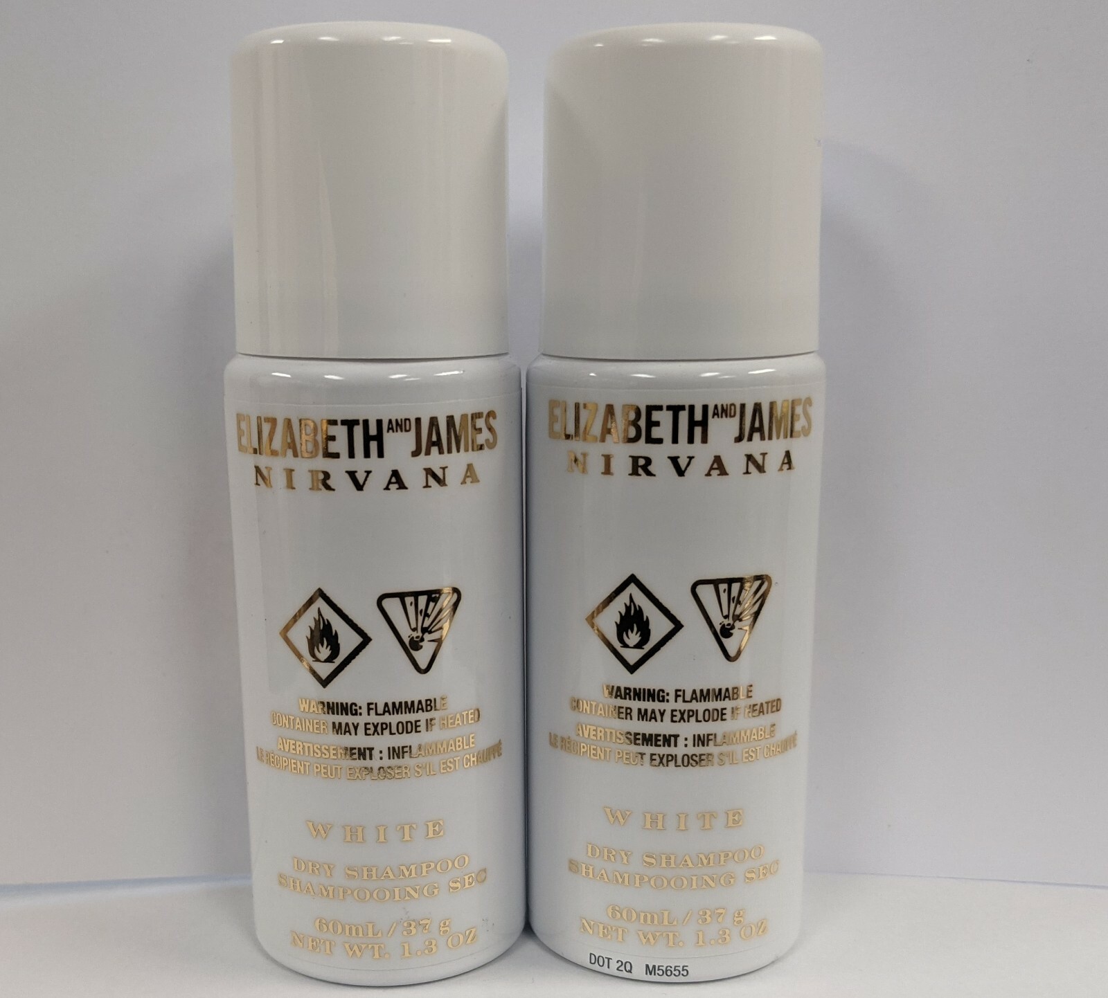 4PCS ELIZABETH JAMES NIRVANA WHITE DRY SHAMPOO 1.3 OZ. NEW & UNBOXED SEE DESCRIP