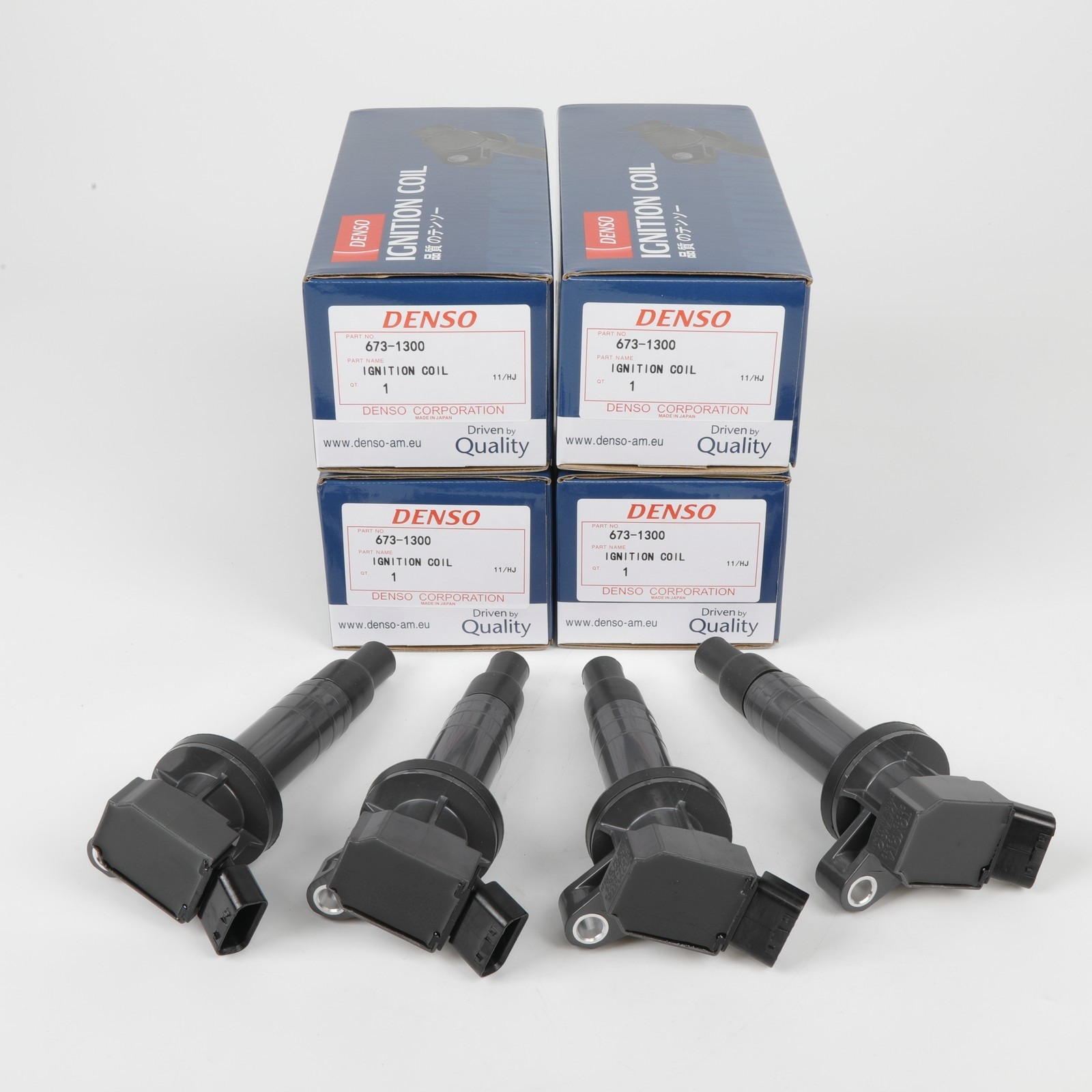 4Pcs DENSO Ignition Coils 90919-02239 For Toyota Corolla Celica Matrix 673-1300