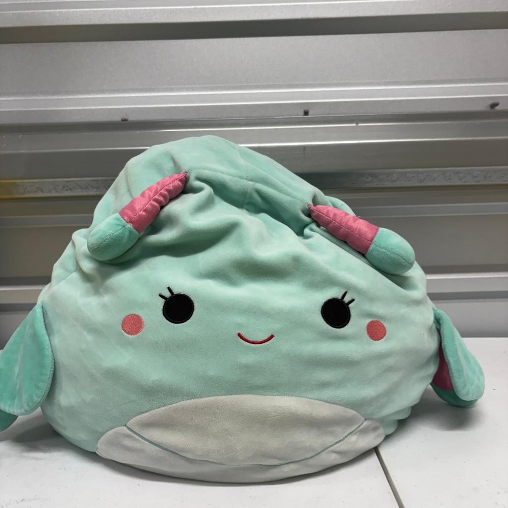 Squishmallows Reina the Butterfly 16 Inch Teal Pink Plush Kellytoy Large