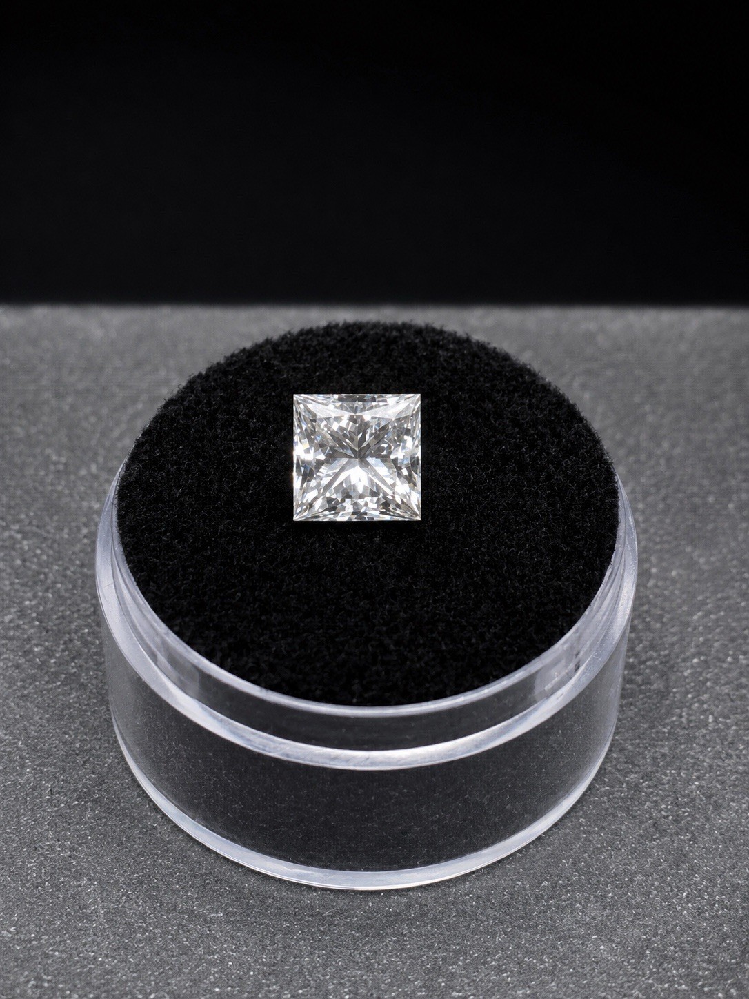 1.85ct Princess Cut Lab Grown Diamond IGI Certified
