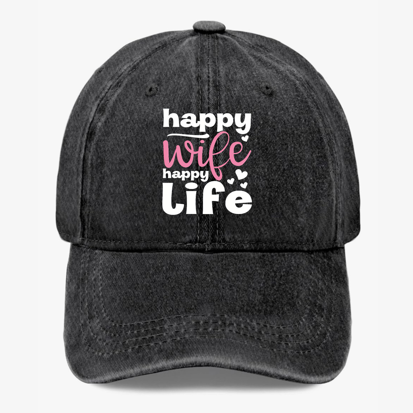 Happy Wife Happy Life Hat Funny Marriage Saying Baseball Cap Happy Wife Happy Life Hat Funny Marriage Saying Baseball Cap