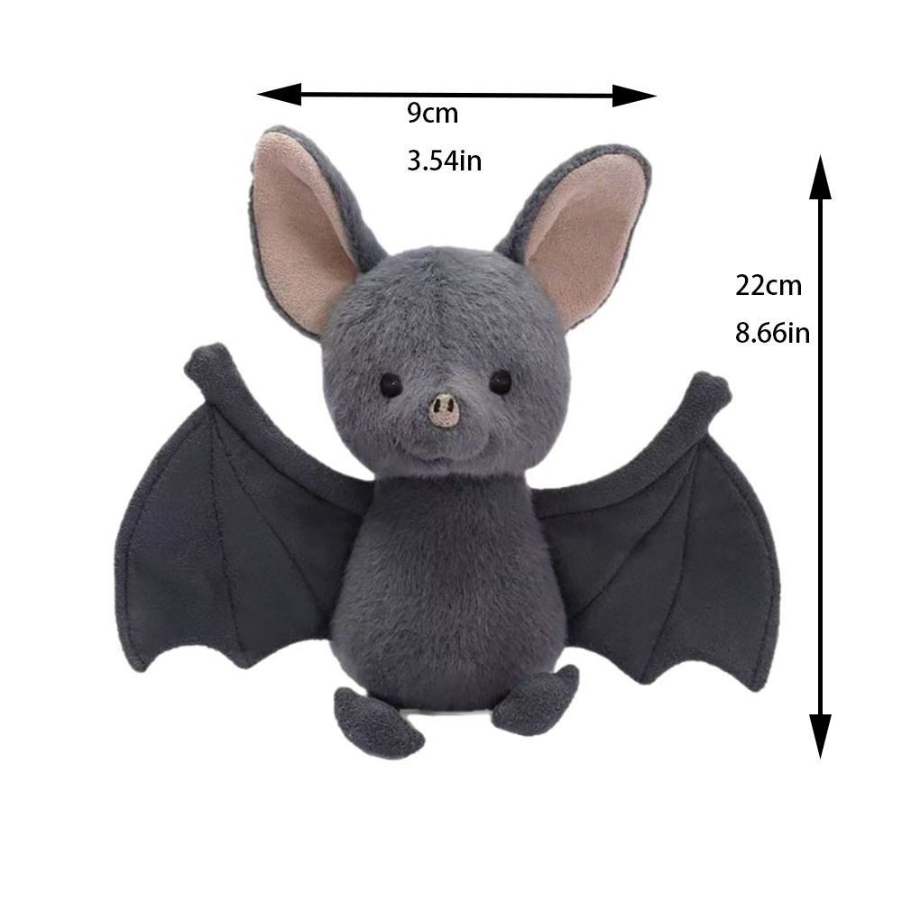 Jellycat Broox Bat Halloween Plush Toy Gray Brand New Jellycat Broox Bat Halloween Plush Toy Gray Brand New