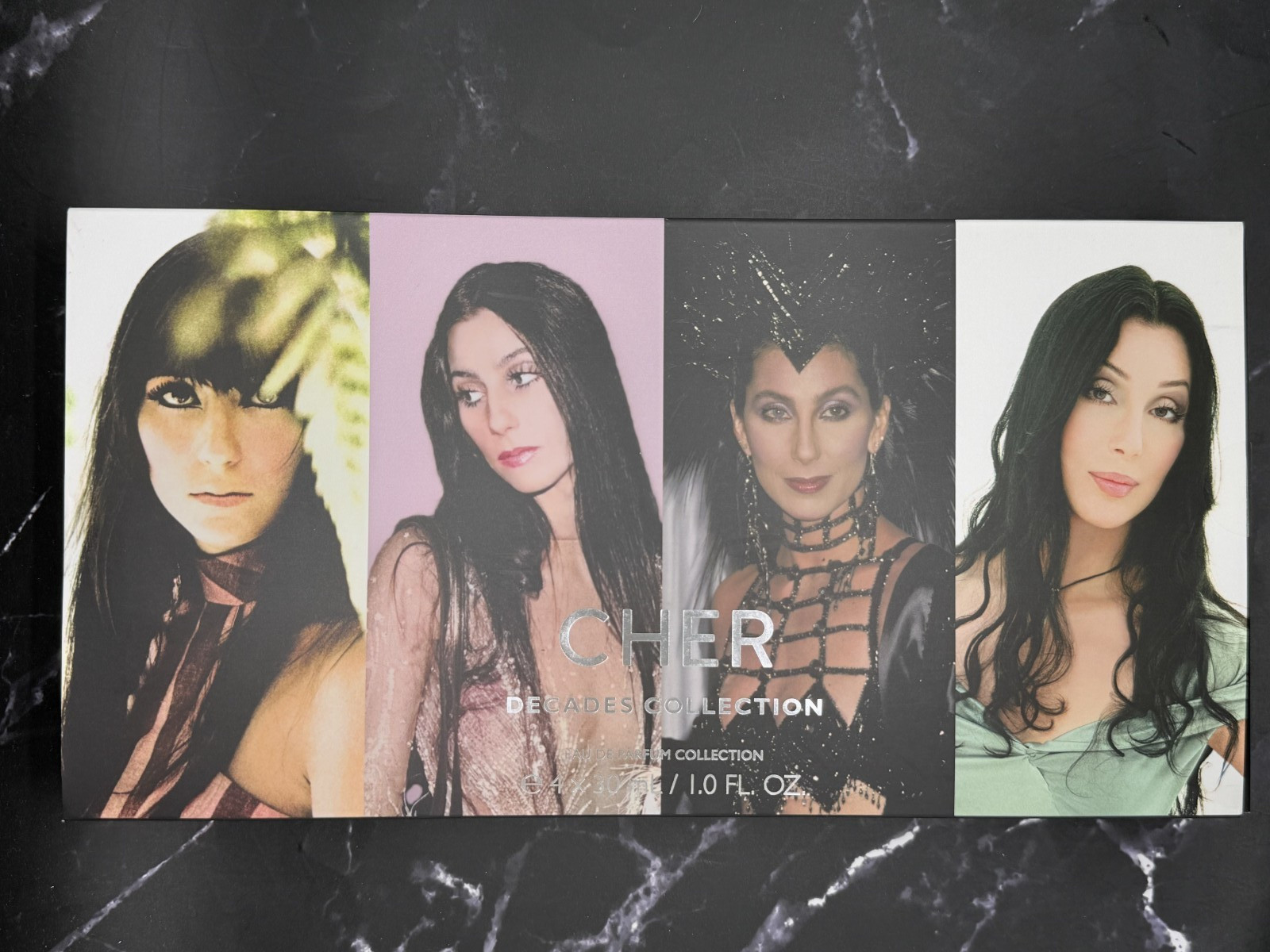 Cher Decades Collection 4 x 1.0 oz Fragrance Set Eau De Parfum -BNIB- Cher Decades Collection 4 x 1.0 oz Fragrance Set Eau De Parfum -BNIB-