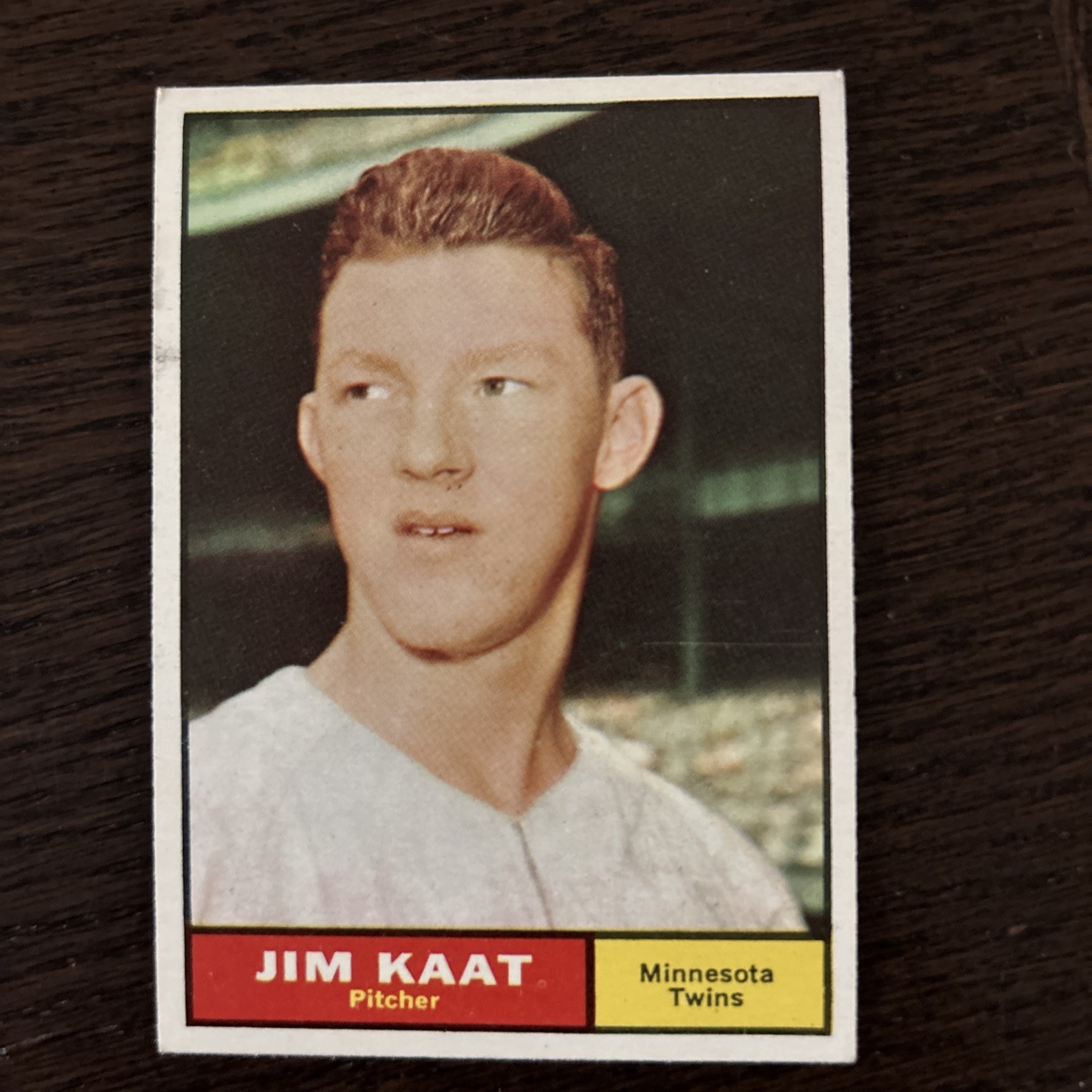 1961 Topps Baseball Jim Kaat #63 Minnesota Twins Hall of Fame EX-NM 1961 Topps Baseball Jim Kaat #63 Minnesota Twins Hall of Fame EX-NM