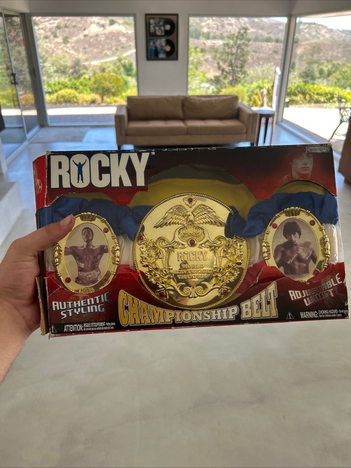 Jakks Pacific Rocky Balboa Championship Belt Boxing New In Box Rare Jakks Pacific Rocky Balboa Championship Belt Boxing New In Box Rare