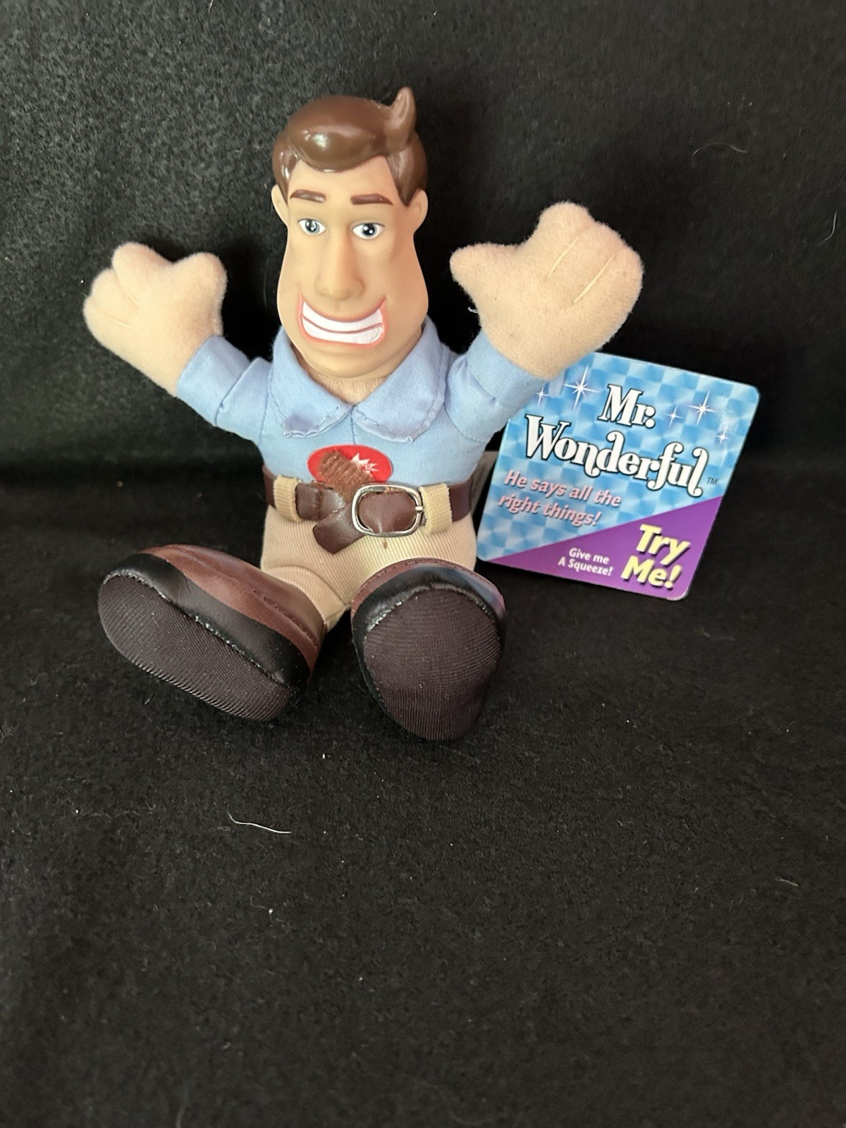 Mr Wonderful Figure 2003 w/ Bag Clip and Tag WORKS