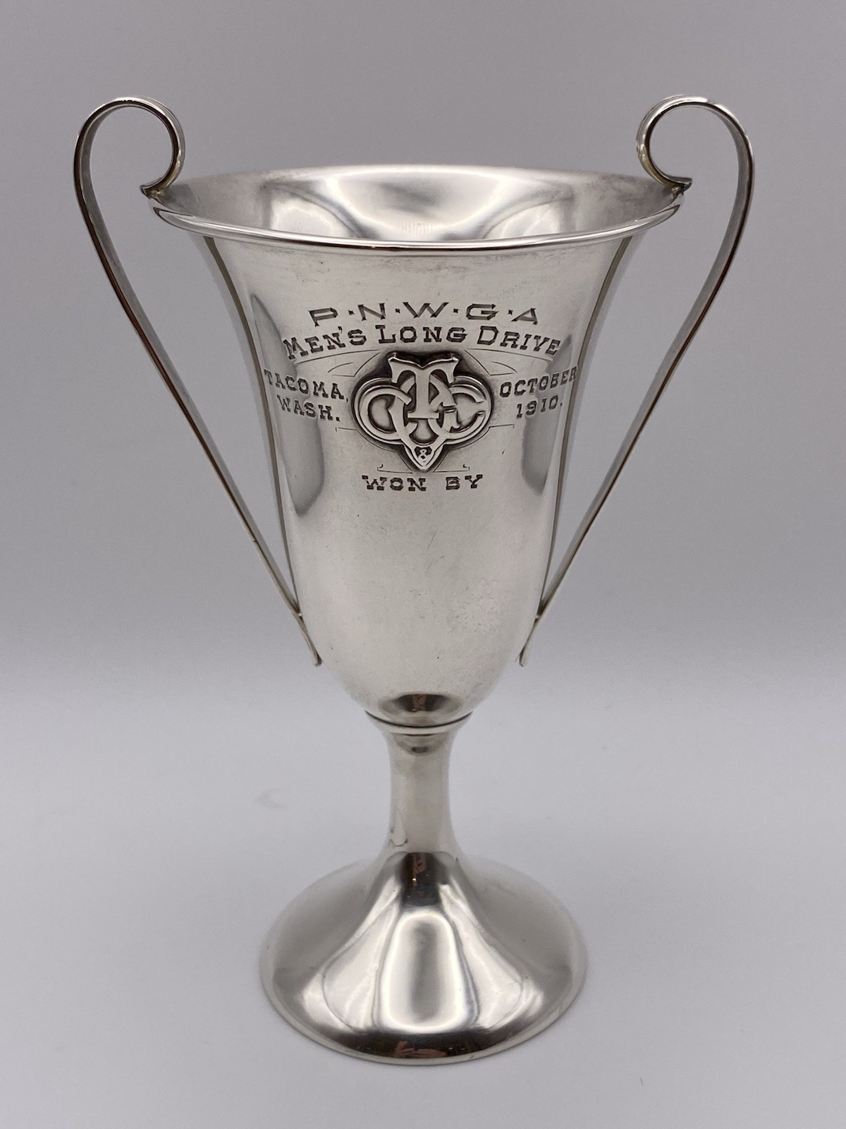 1910 Fantastic Shreve Sterling Silver Trophy Cup