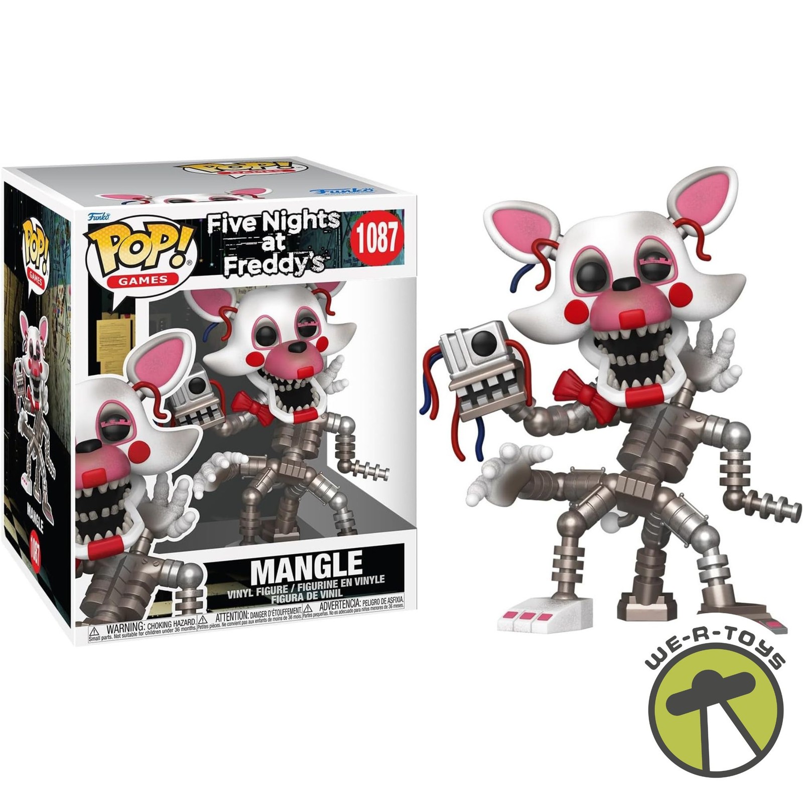 Funko Pop Five Nights at Freddy's Mangle Super 6-Inch Vinyl Figure #1087