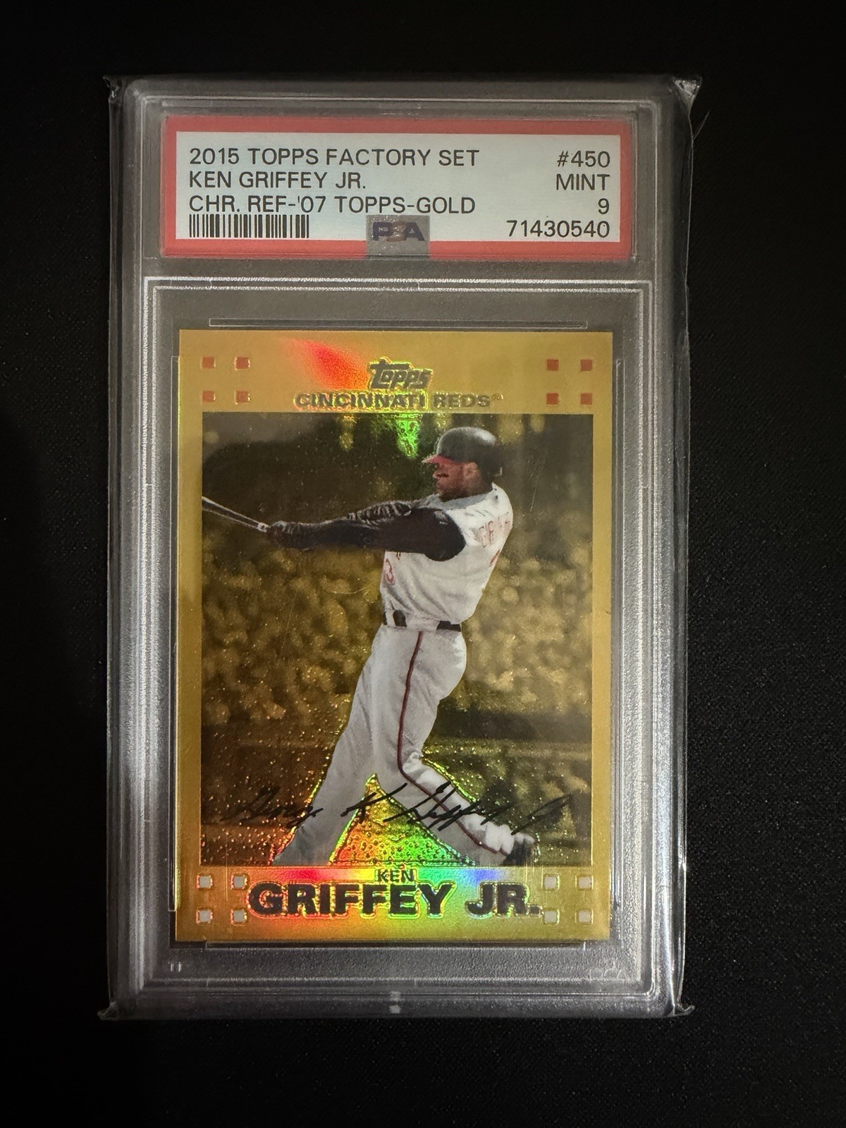 2015 Topps Factory Set Ken Griffey Jr. Topps Chrome #450 2015 Topps Factory Set Ken Griffey Jr. Topps Chrome #450