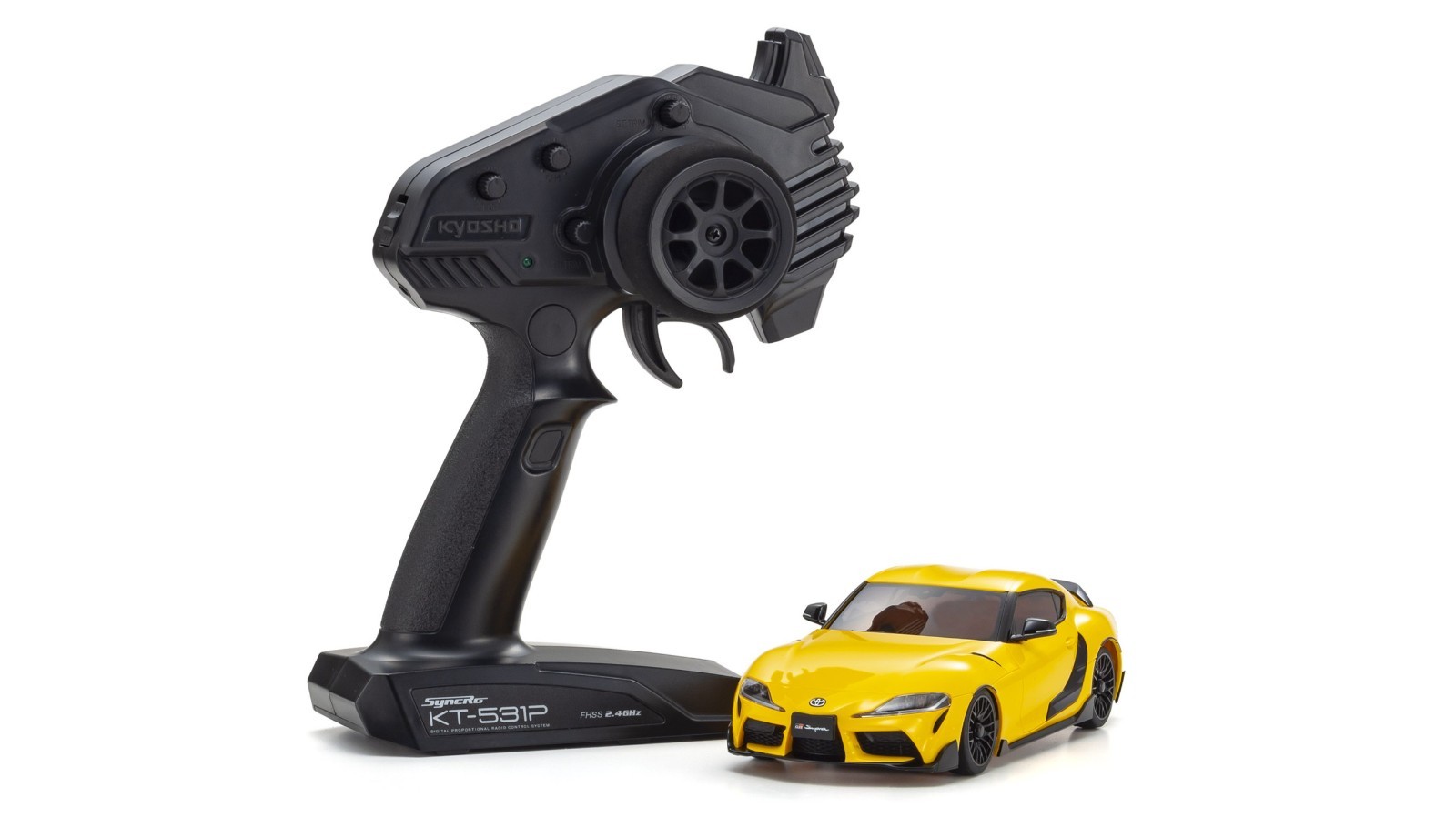 MINI-Z RWD MR-04 readyset TOYOTA GR Supra TRD Aero Lightning Yellow 32378Y