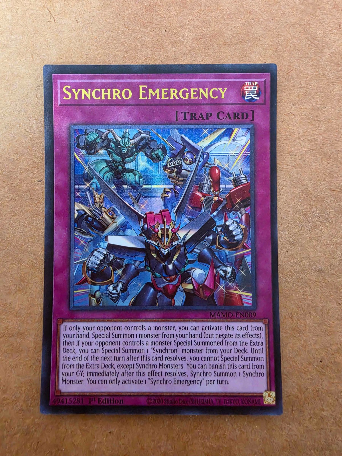 Synchro Emergency Ultra Rare MAMO-EN009