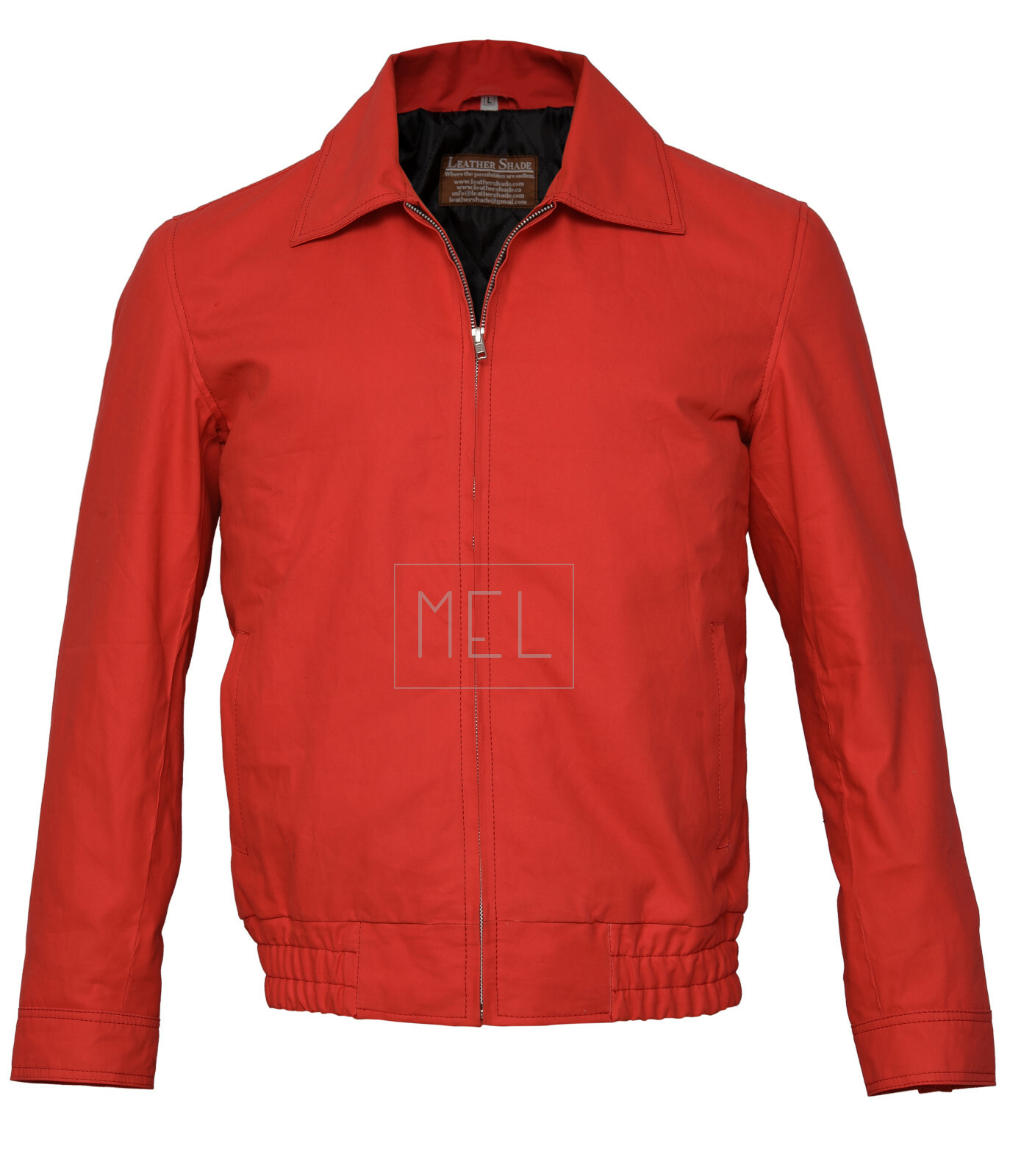Mens Rebel Without a Cause James Dean Red Cordura Cotton Jacket Special