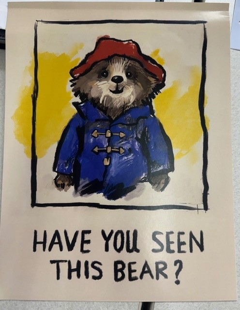 Paddington Broadway Promotional Poster Card  11x8.25\