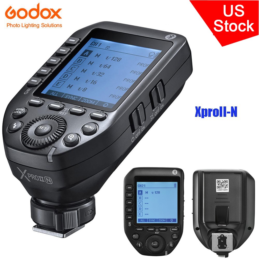 US Godox XProII-N XPro II 2.4G TTL Flash Speedlite Trigger Transmitter for Nikon