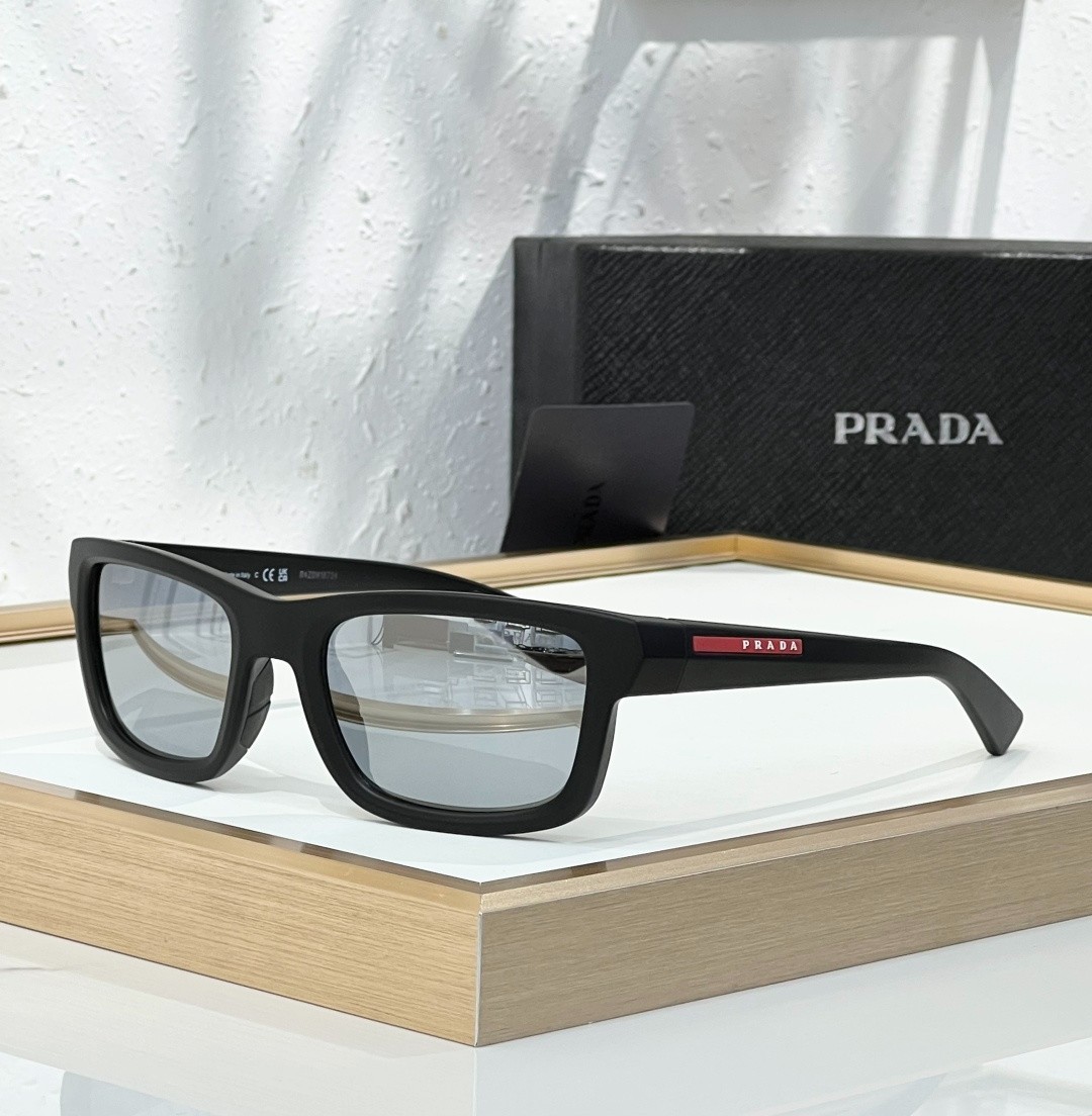 PRADA MODEL:SPS B10 Men\'s Sunglasses Lens SIZE:54口21-145mm With New Case