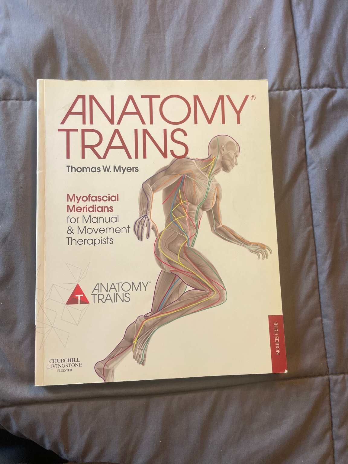 Anatomy Trains Myofascial Meridians Thomas W. Myers 3rd Ed Hardcover Textbook