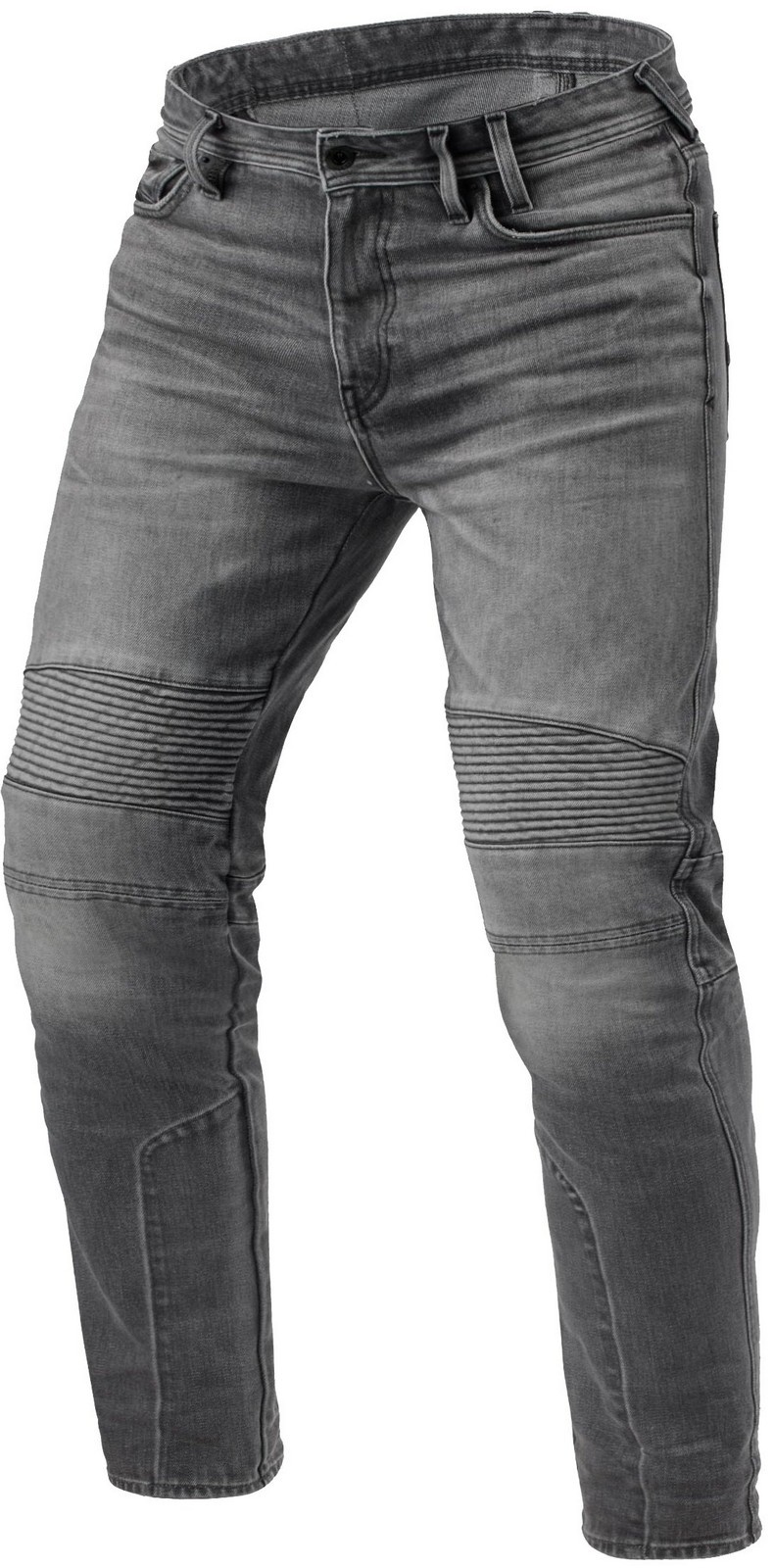 Rev\'It Moto 2 TF Mens Motorcycle Riding Jeans Medium Gray 34 x 32 USA