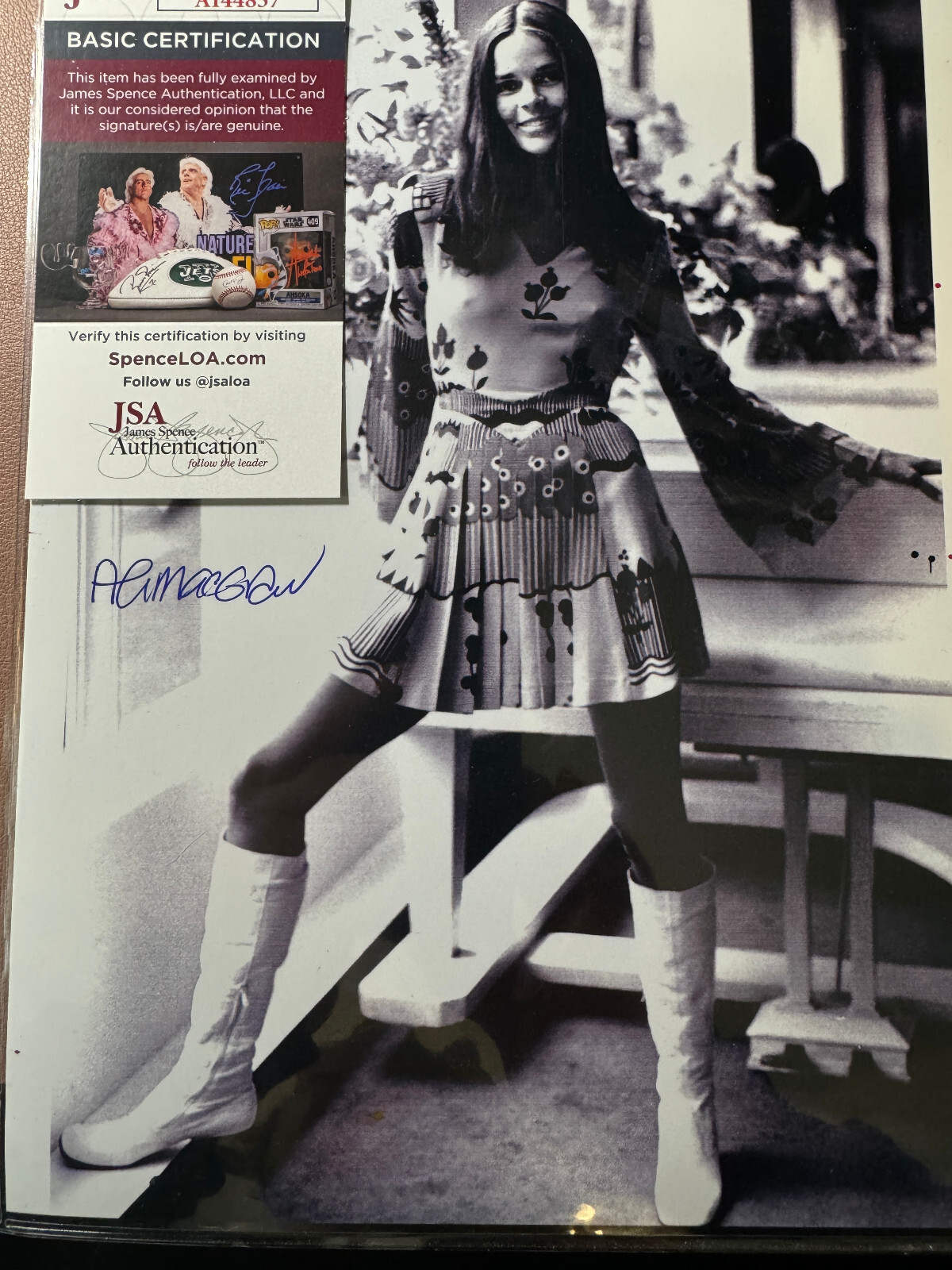 ALI MACGRAW Signed (JSA) Vintage B&W Photo 8X10 ACTRESS Love Story ALI MACGRAW Signed (JSA) Vintage B&W Photo 8X10 ACTRESS Love Story