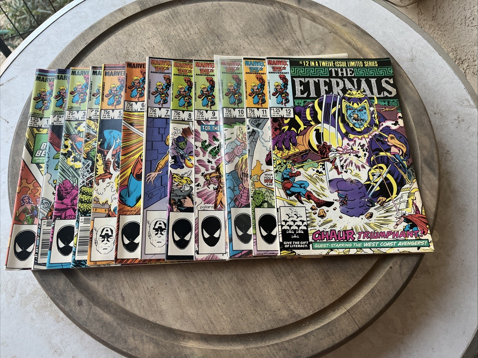 The Eternals #1-12 In A Twelve-issue Limited Series Complete Marvel Comics The Eternals #1-12 In A Twelve-issue Limited Series Complete Marvel Comics