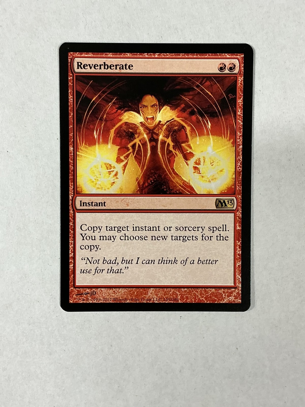 Reverberate 145 Rare Magic 2013 (M13) Magic: The Gathering NM MJB Reverberate 145 Rare Magic 2013 (M13) Magic: The Gathering NM MJB