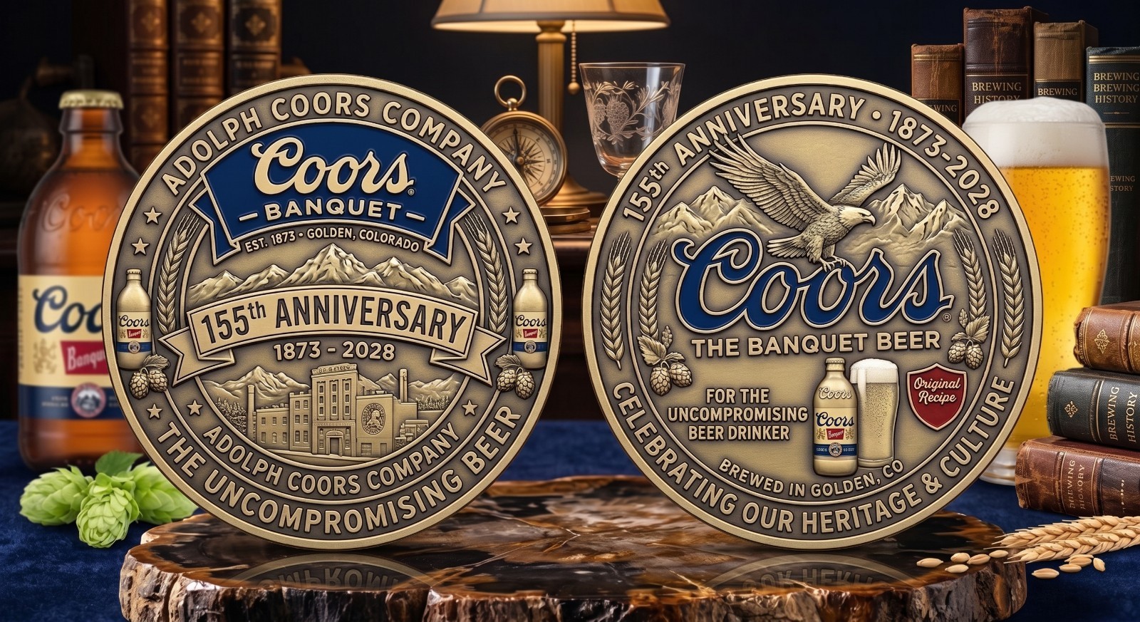Coors Banquet 155Th Anniversary 1873-2028 Commemorative Coin BC51