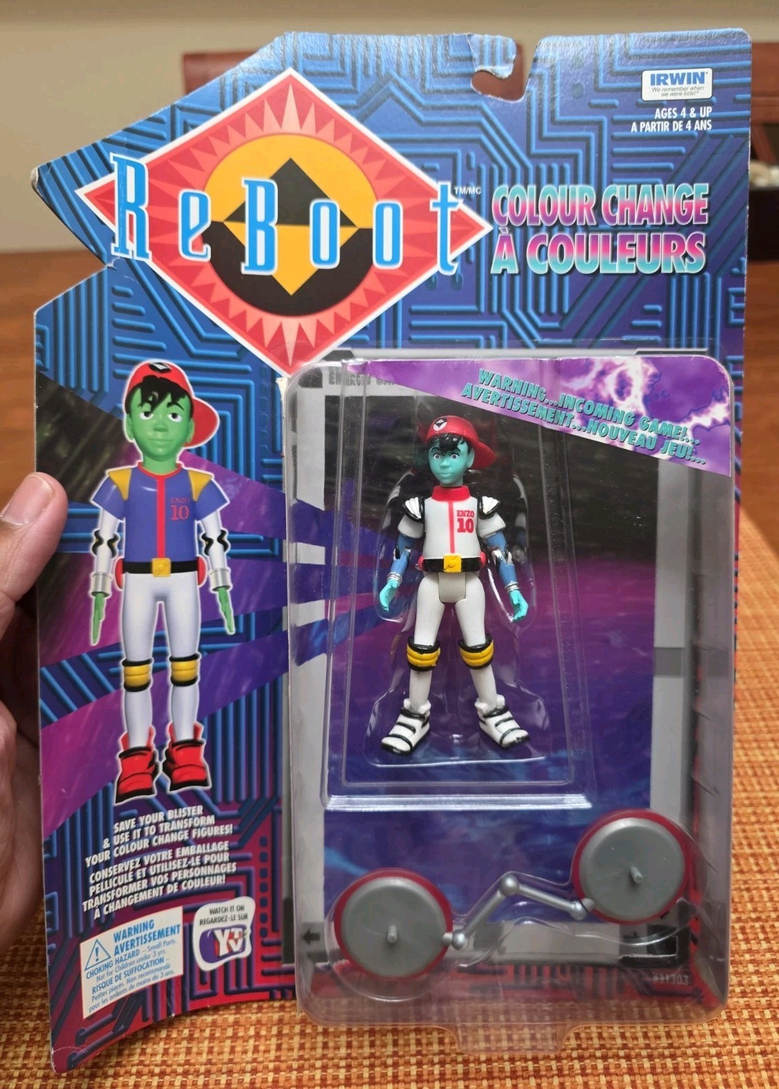 IRWIN REBOOT ENZO 1996 NEW SEALED W/ COLOUR Change HTF RARE IRWIN REBOOT ENZO 1996 NEW SEALED W/ COLOUR Change HTF RARE
