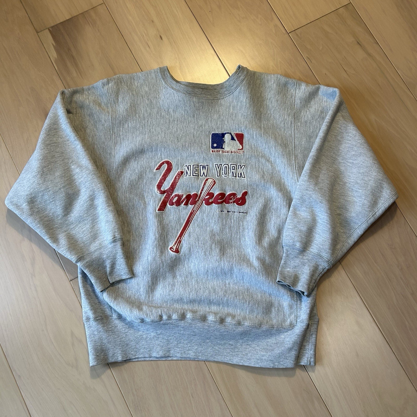 Vintage Champion Reverse Weave New York Yankees Sweatshirt 80s Men’s Large