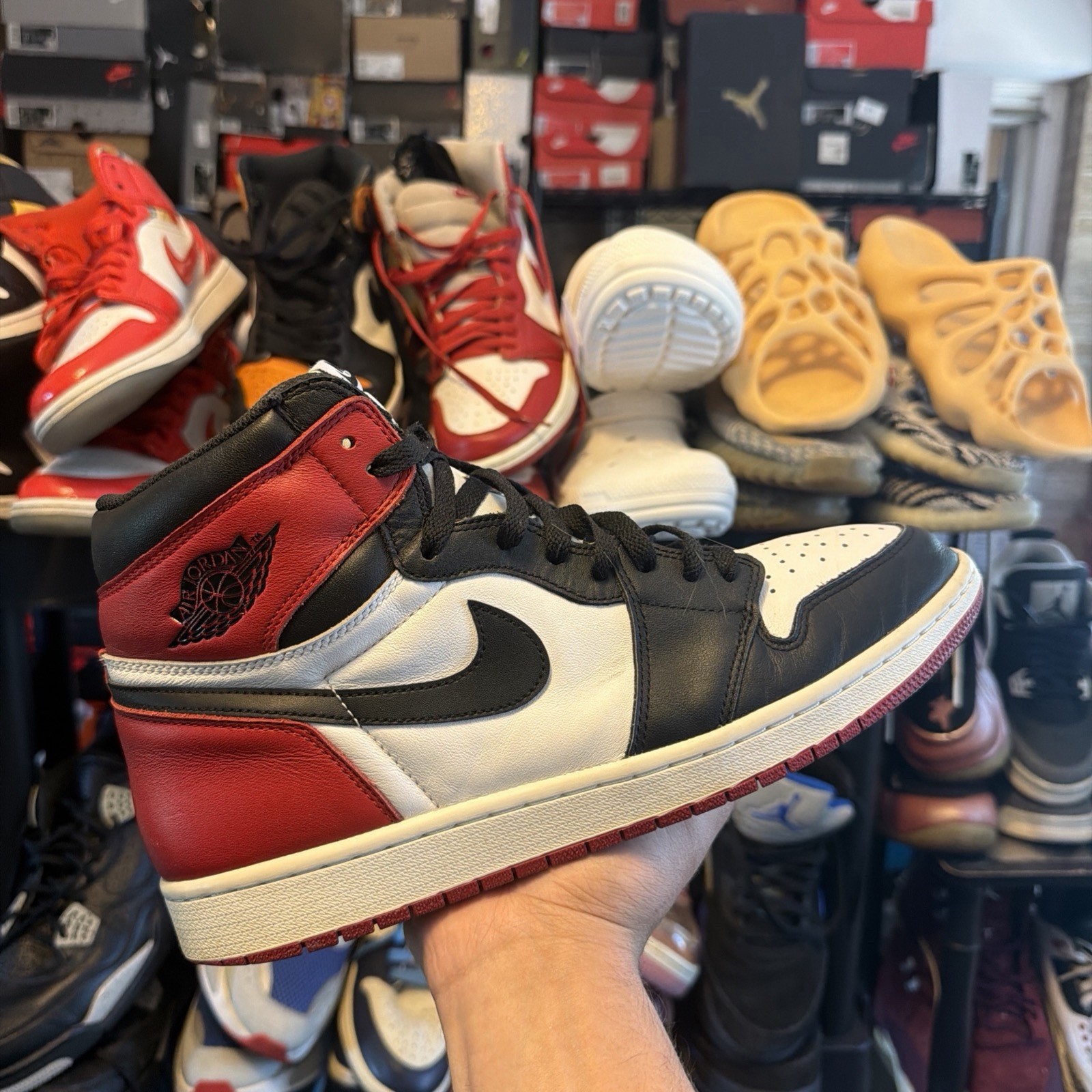 2016 Air Jordan 1 High OG Black Toe - Size 12