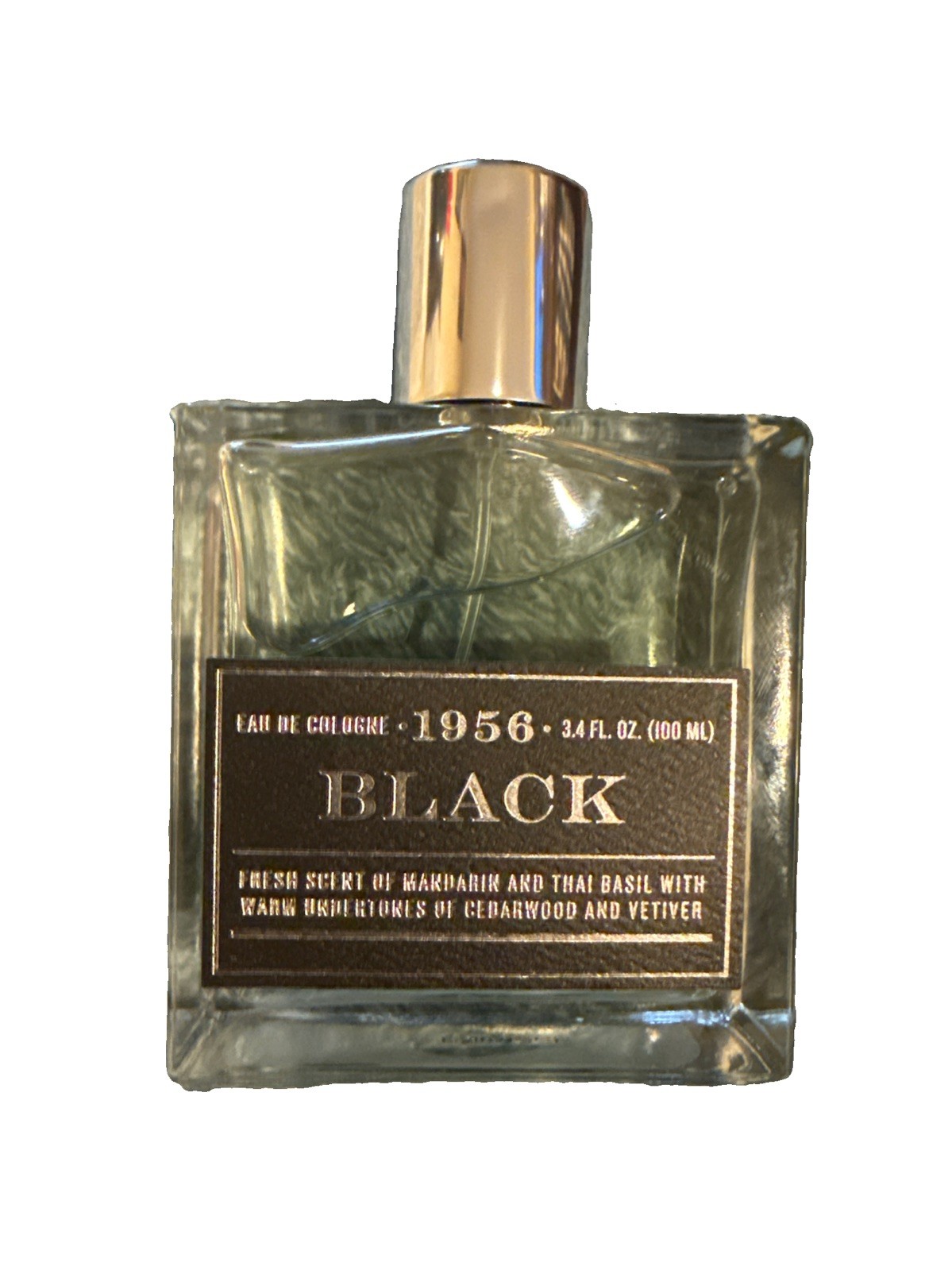1956 Black Eau de Cologne Spray 3.4 fl oz Mandarin Basil Cedarwood Vetiver
