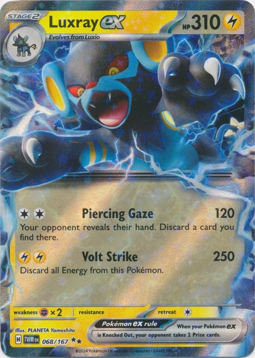 Holo Luxray ex - 068/167 Double Rare SV06: Twilight Masquerade