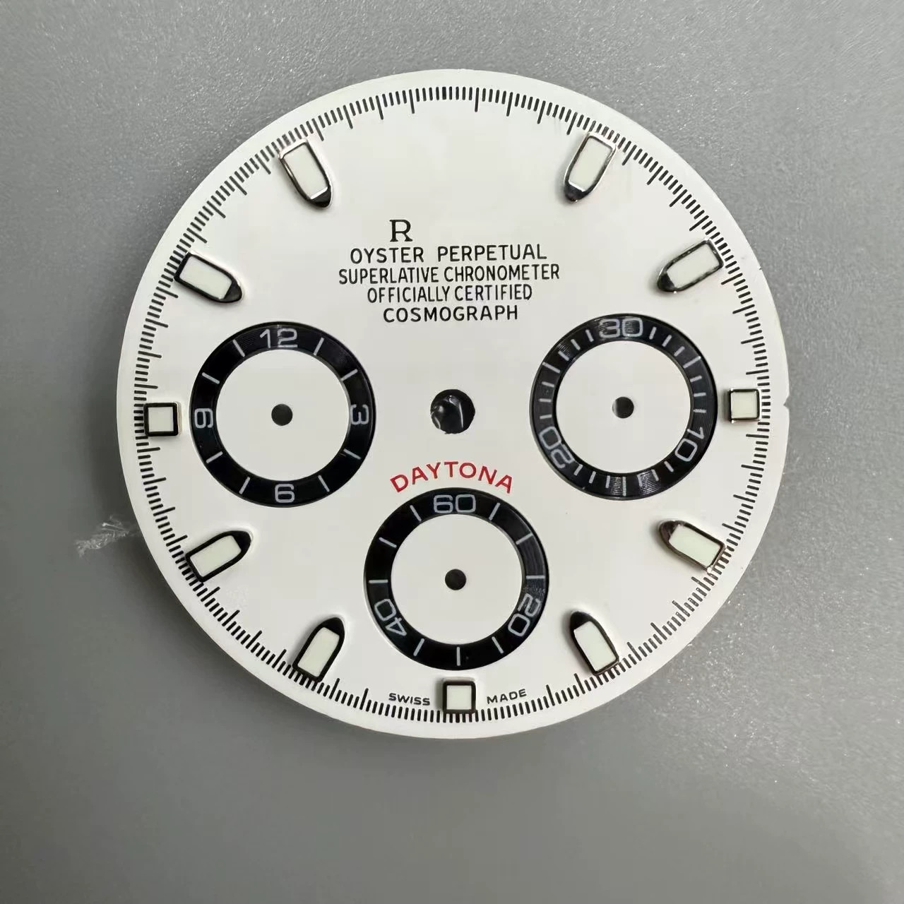 29.5mm Watch Dial Green Luminous For R Daytona VK63 Movement Diy Watch Parts