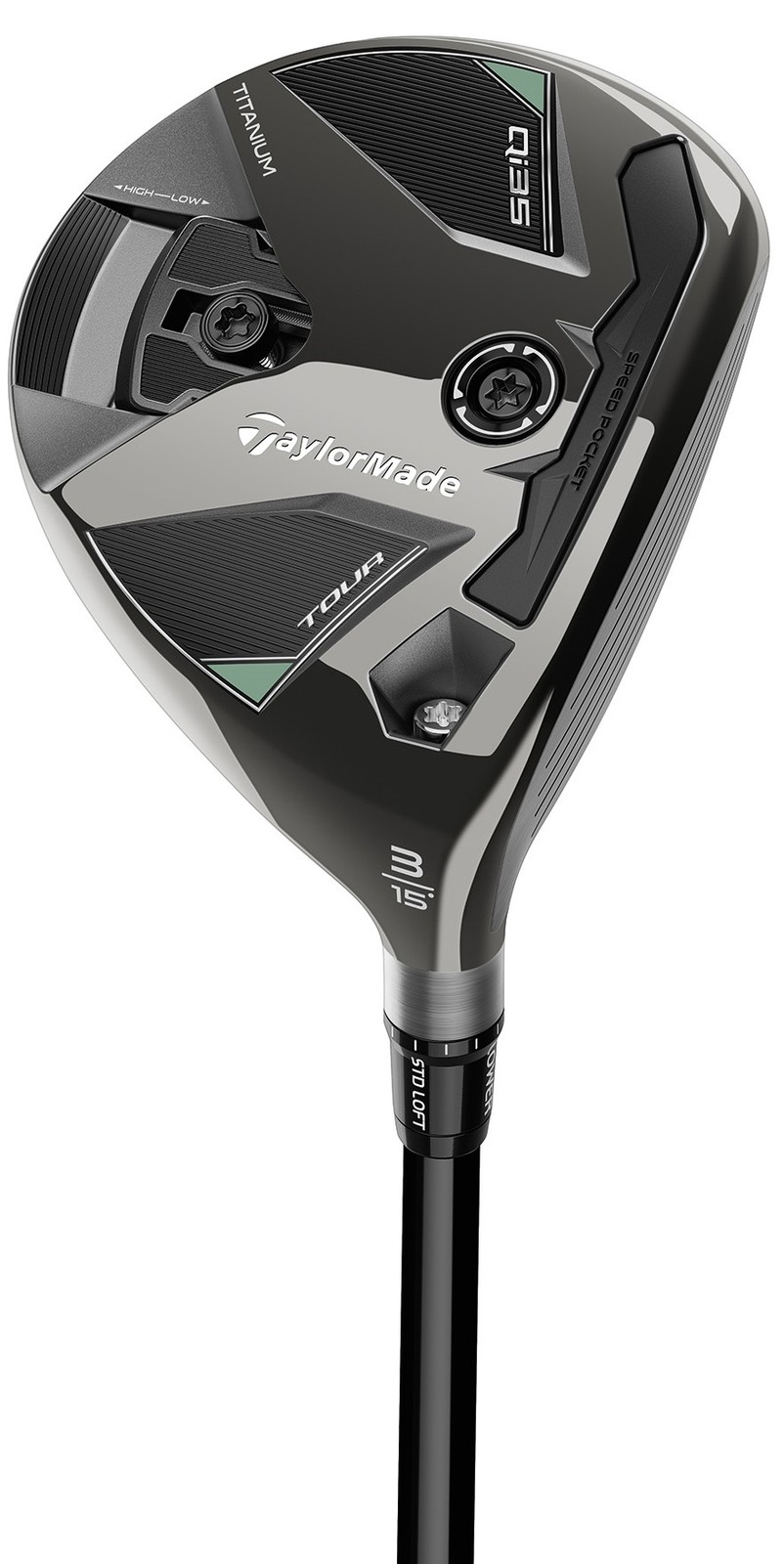 TaylorMade Qi35 Tour 15* 3 Wood Stiff Chemical Kai\'li Blue DarkWave FW 75 Excnt