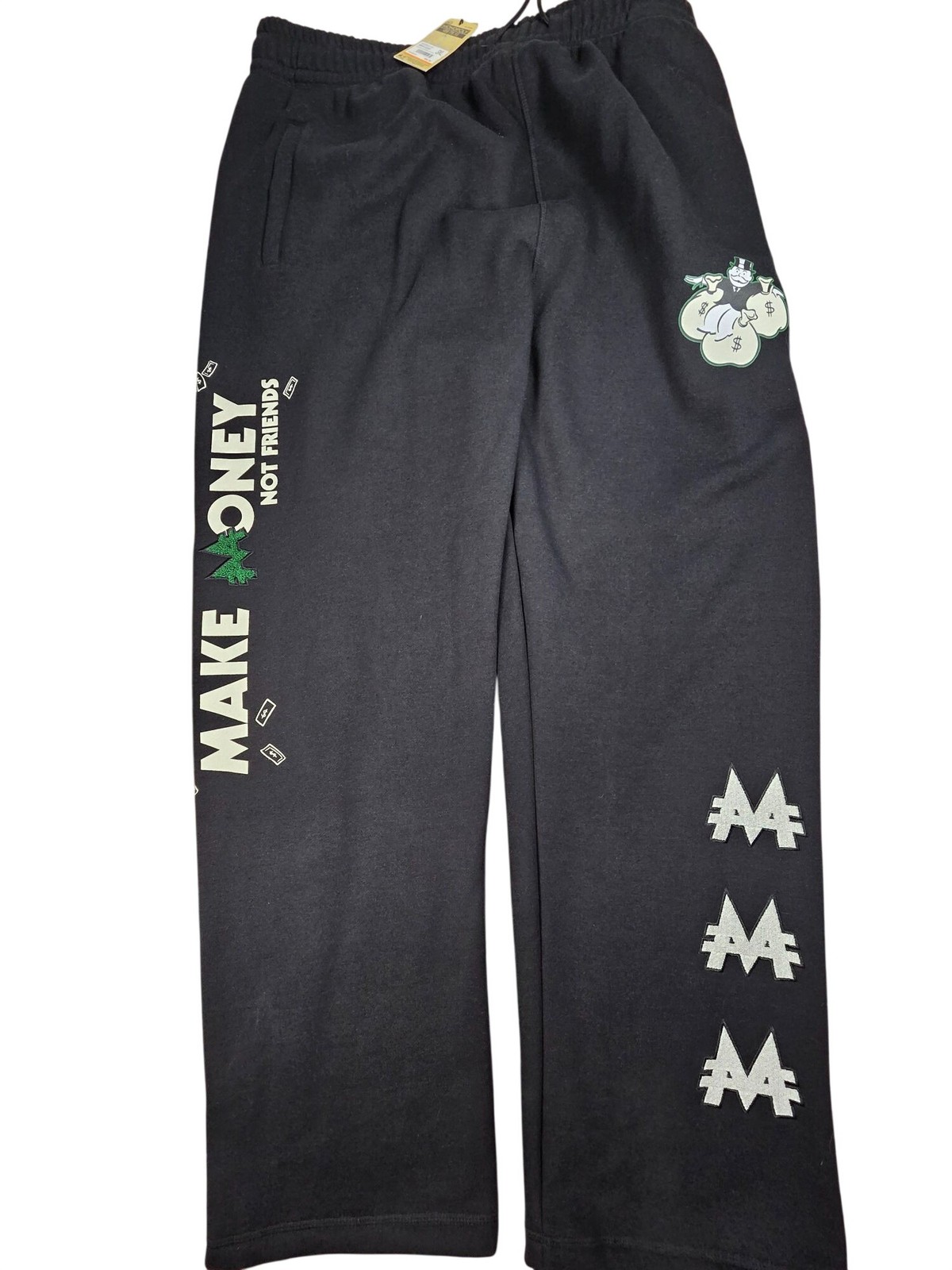 Monopoly X Shoe Palace Mens 3XL Sweatpants Black \