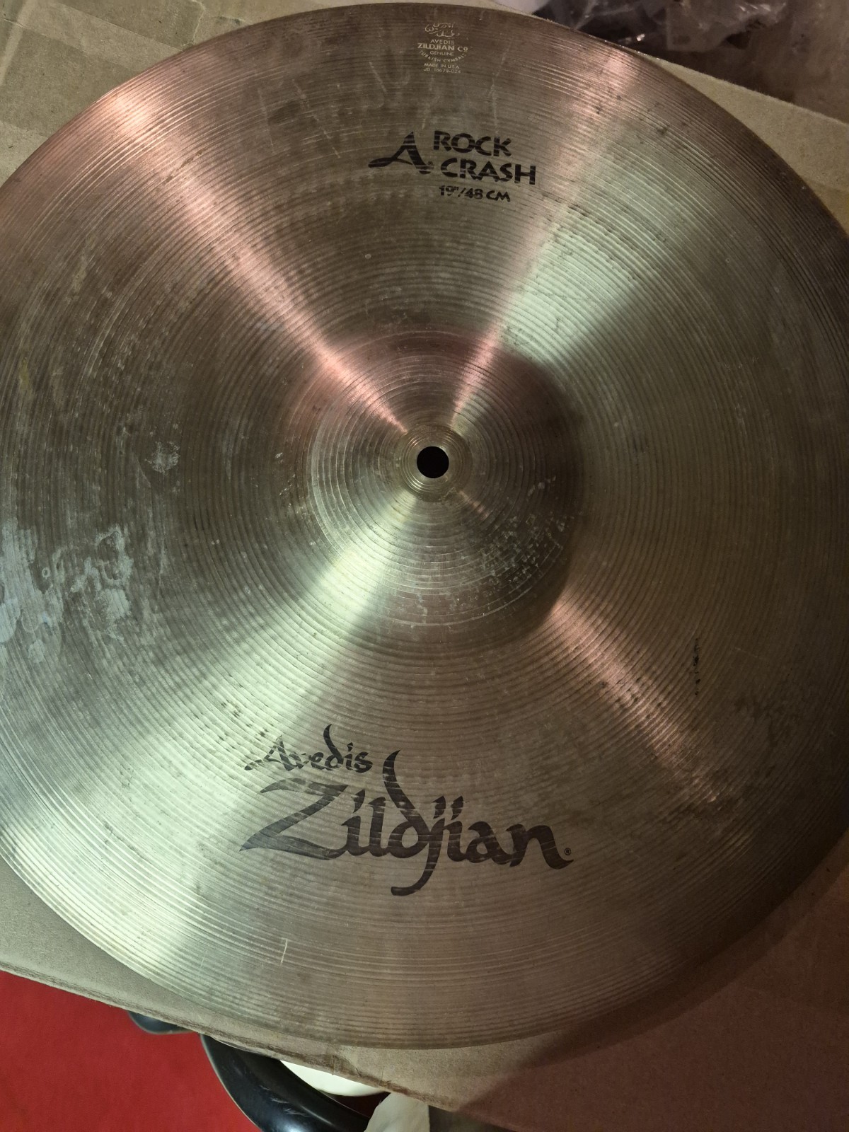 Zildjian A 19\' crash cymbal Zildjian A 19\' crash cymbal