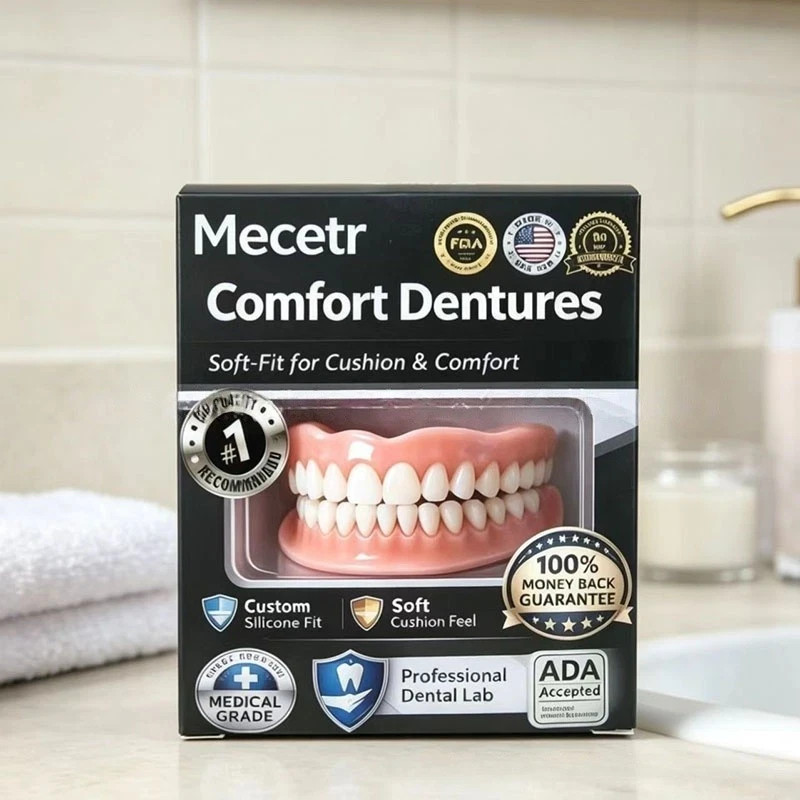 Full Set Upper Lower Denture Teeth Natural Fit Silicone False Teeth Comfort Full Set Upper Lower Denture Teeth Natural Fit Silicone False Teeth Comfort