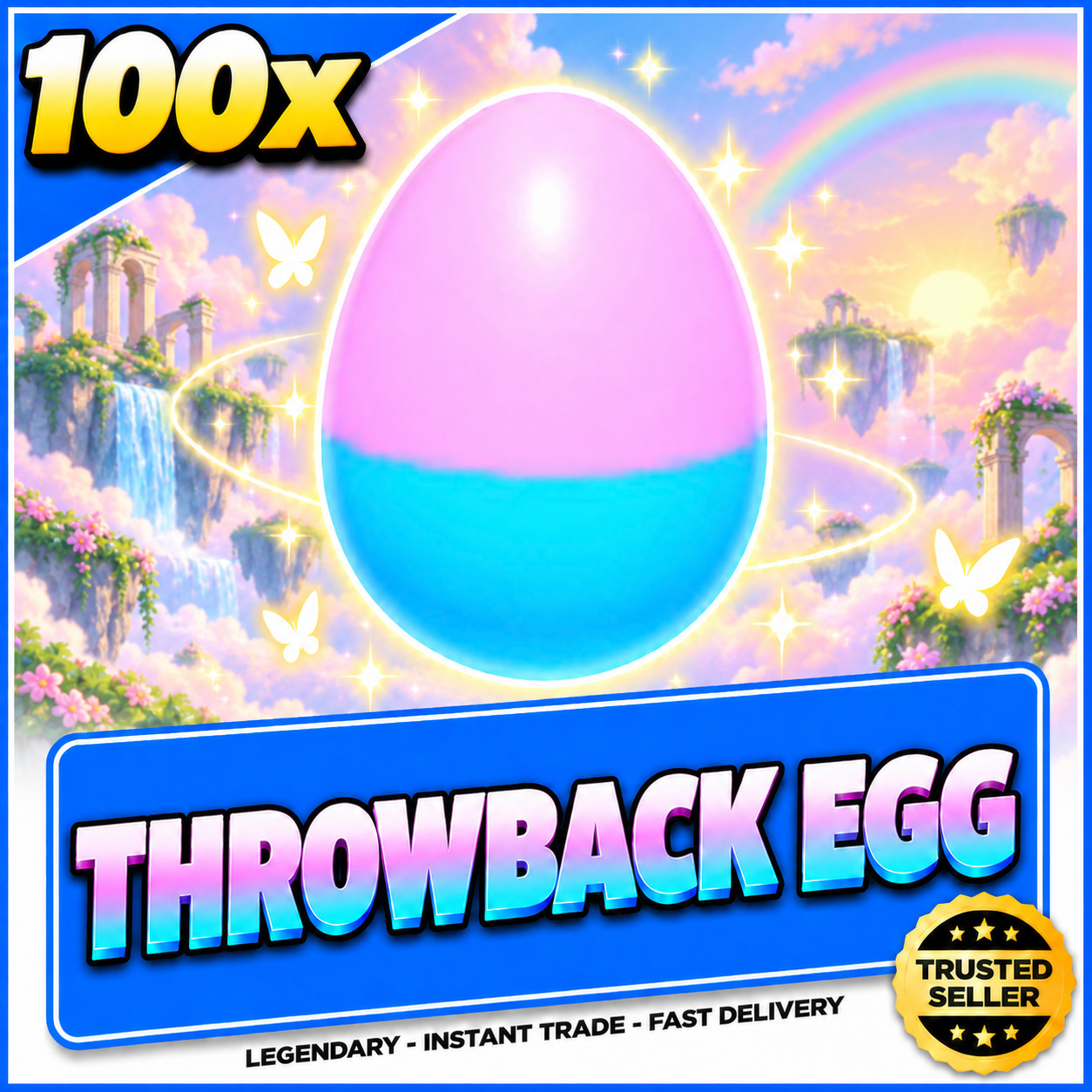 ADOPT FROM ME TODAY | 100x Throwback Eggs