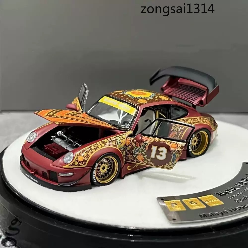 PGM 1/64 RWB 993 Batik 13 Malaya Hobby Diecast Event 2026 Car Model