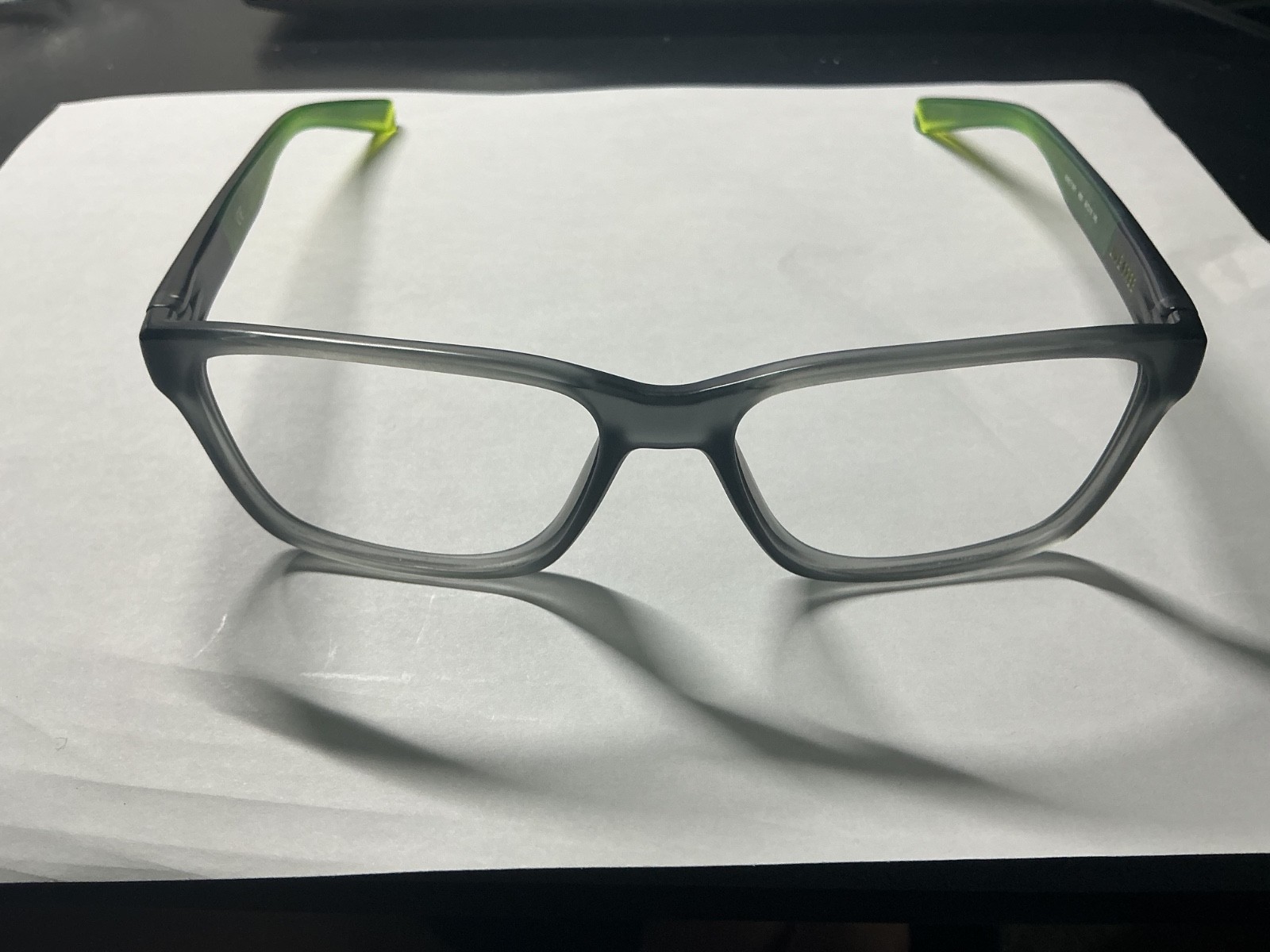 Nike Eyeglasses 7091 065 Matte Smoke Grey Green Square 54-16-140 no demo lenses