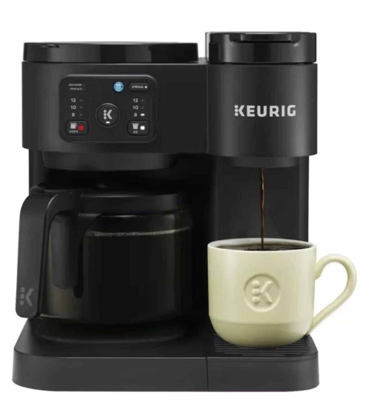 Keurig K Duo Essentials Hot Iced Single Serve K Cup Pod CoffeeMaker Keurig K Duo Essentials Hot Iced Single Serve K Cup Pod CoffeeMaker