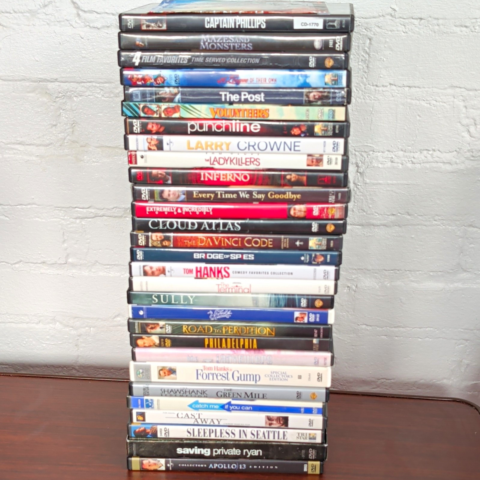 30  DVD Tom Hanks  bundle With Subtitles English/Sinhala MPN CD-1770