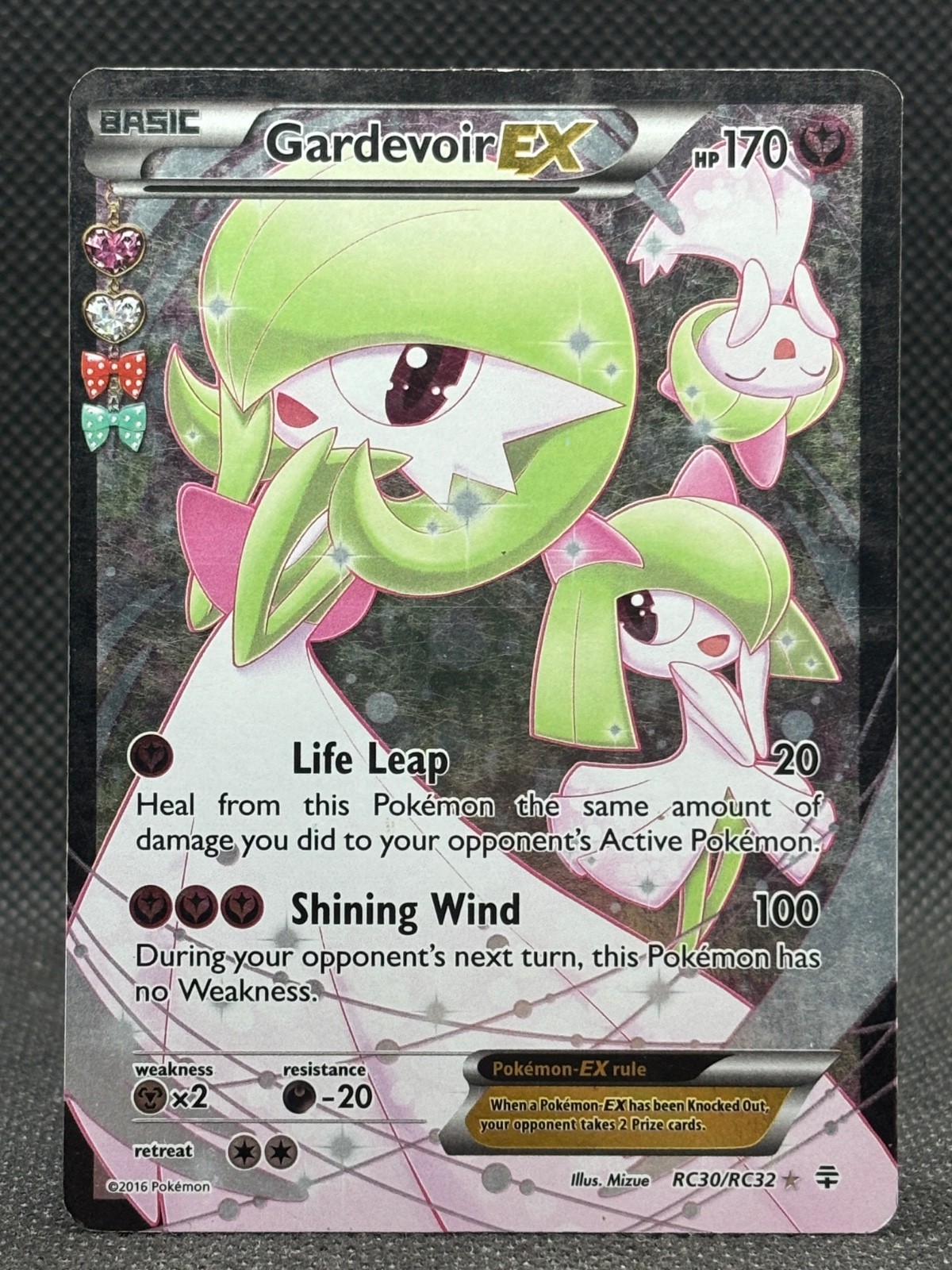 2016 Pokémon Gardevoir EX Ultra Rare Generations: Radiant Collection RC30/RC32