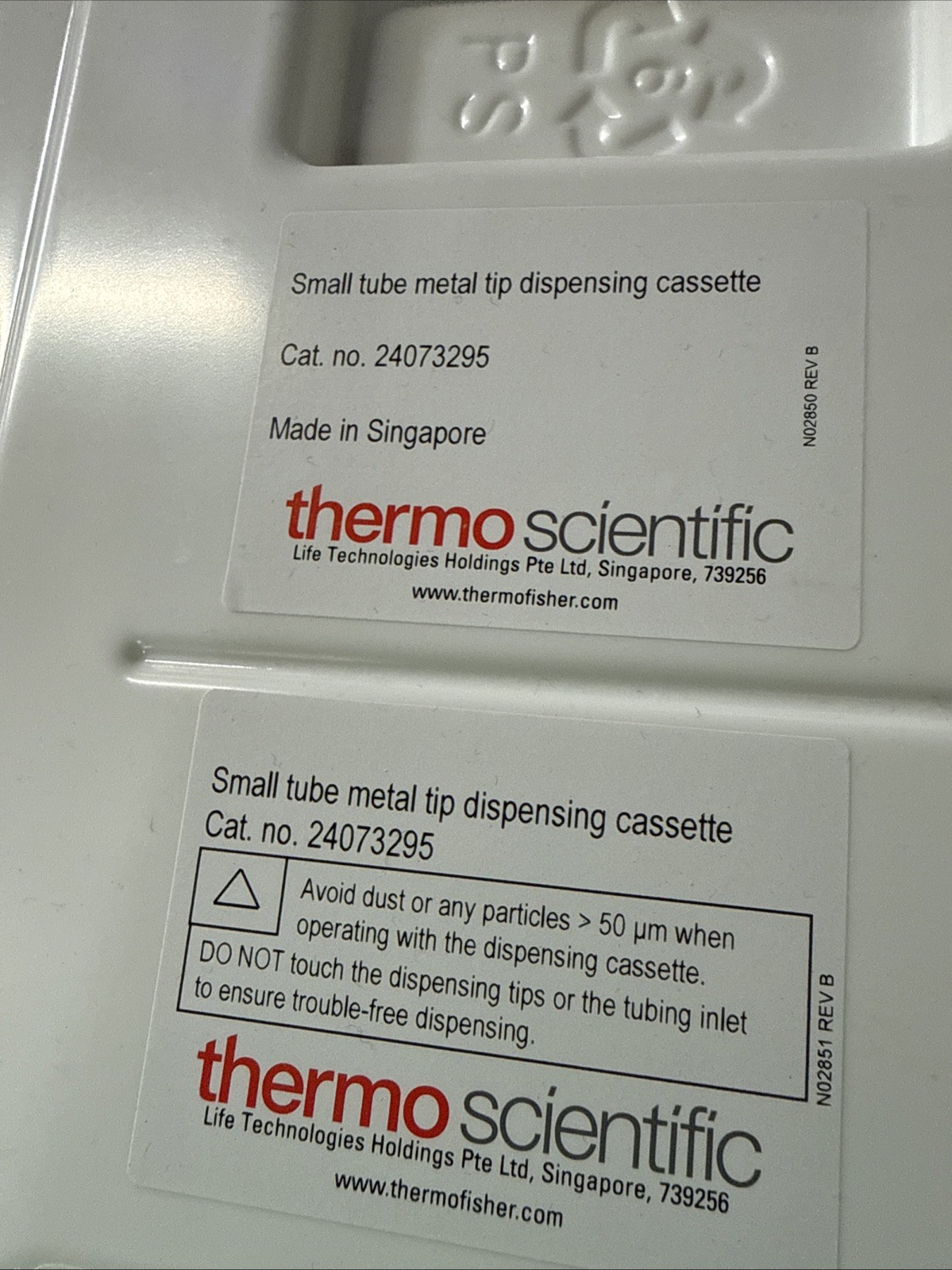 New Thermo Scientific 24073295 Small Tube Metal Tip Dispensing Cassette New Thermo Scientific 24073295 Small Tube Metal Tip Dispensing Cassette