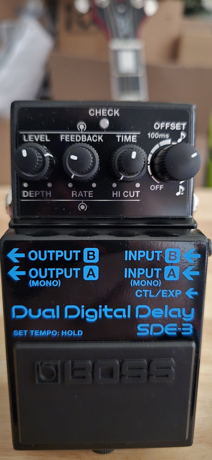  New Boss SDE-3 Dual Digital Delay Guitar Effects Pedal ♫