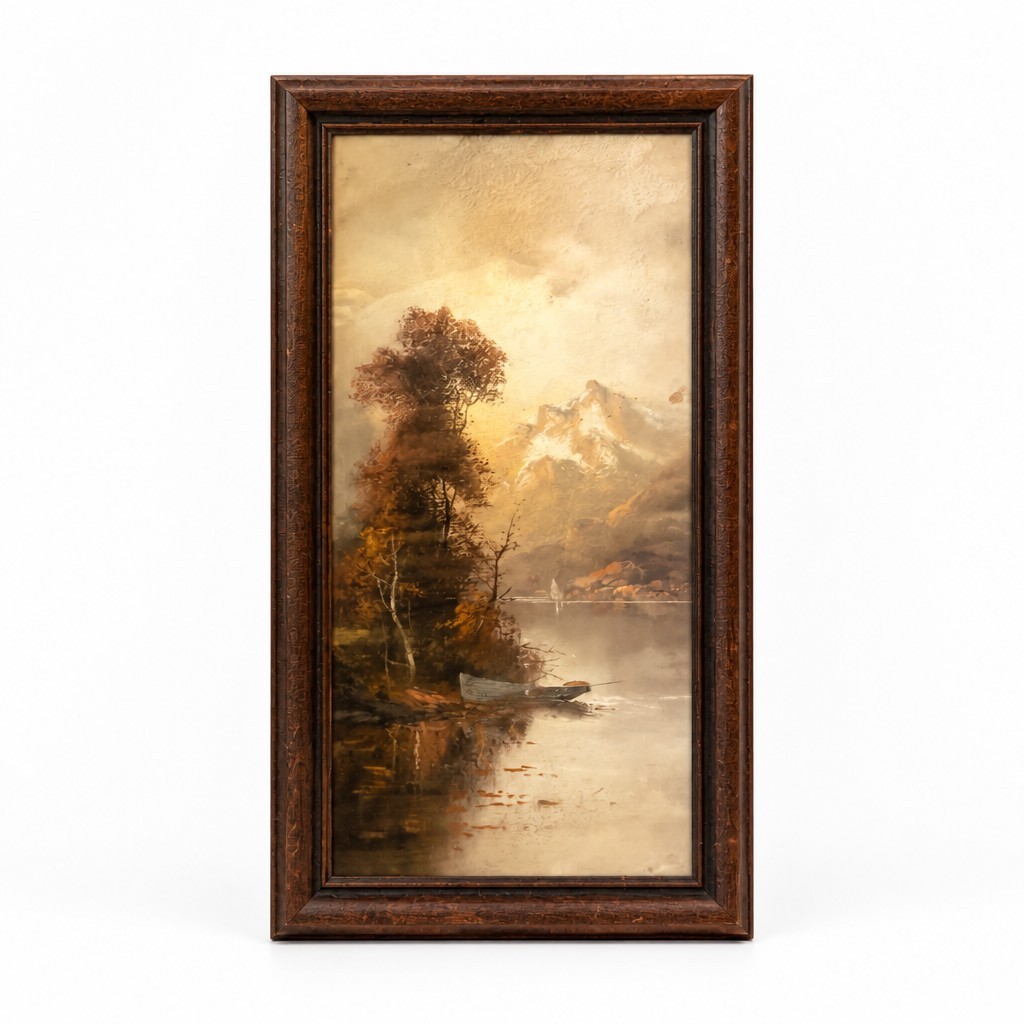 ANTIQUE PAINTING BY WILLIAM HENRY CHANDLER \ ANTIQUE PAINTING BY WILLIAM HENRY CHANDLER \