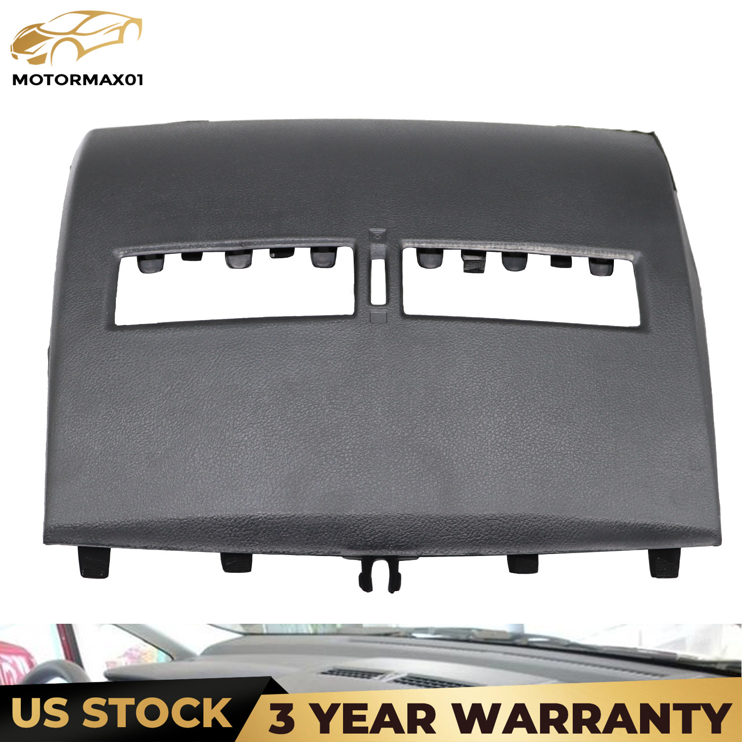 For 2007-2012 Nissan Versa Black Front Upper Center Dash Air Vent Trim Bezel For 2007-2012 Nissan Versa Black Front Upper Center Dash Air Vent Trim Bezel