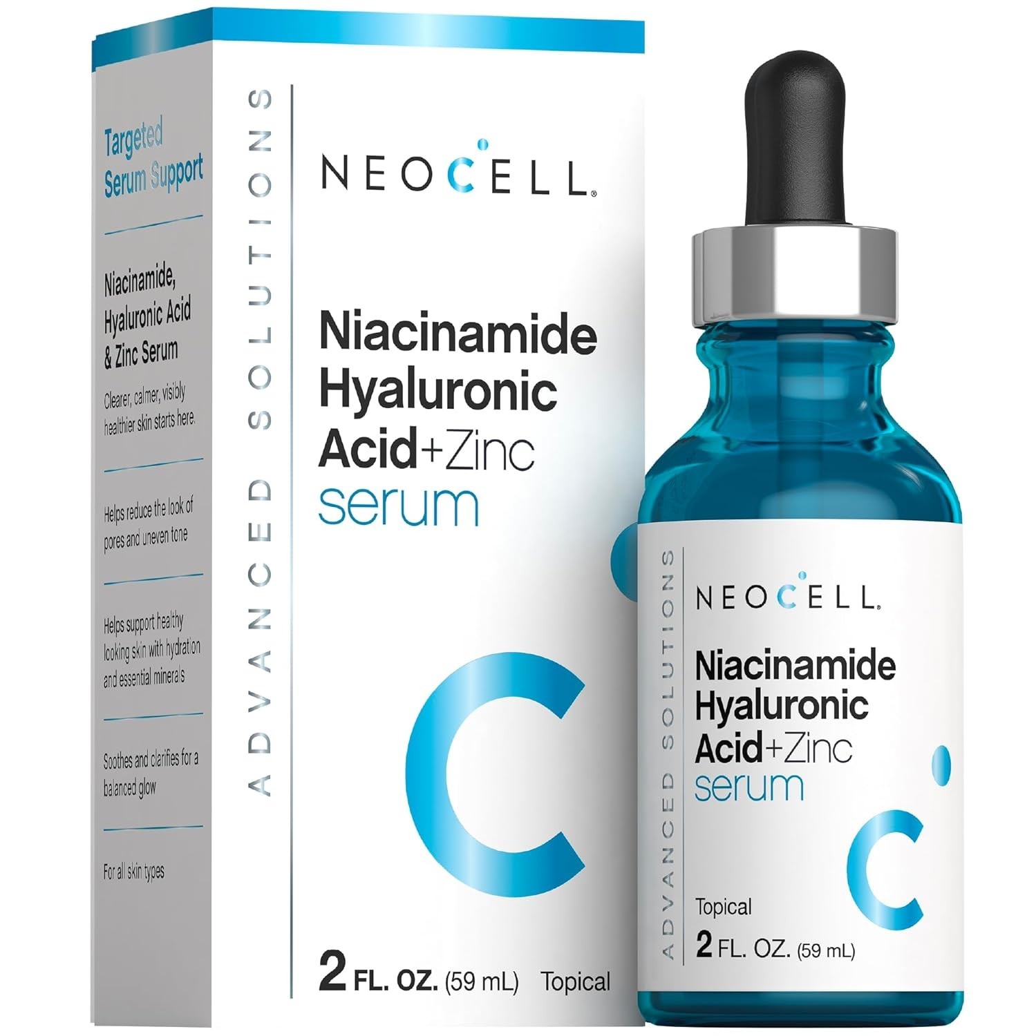 Retinol, Niacinamide, Vitamin C, Hyaluronic Acid, AntiAging Wrinkle SERUM - 2oz