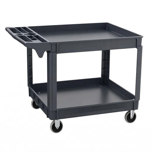 Lauco Heavy Duty Polypropylene Utility Cart - ﻿36\