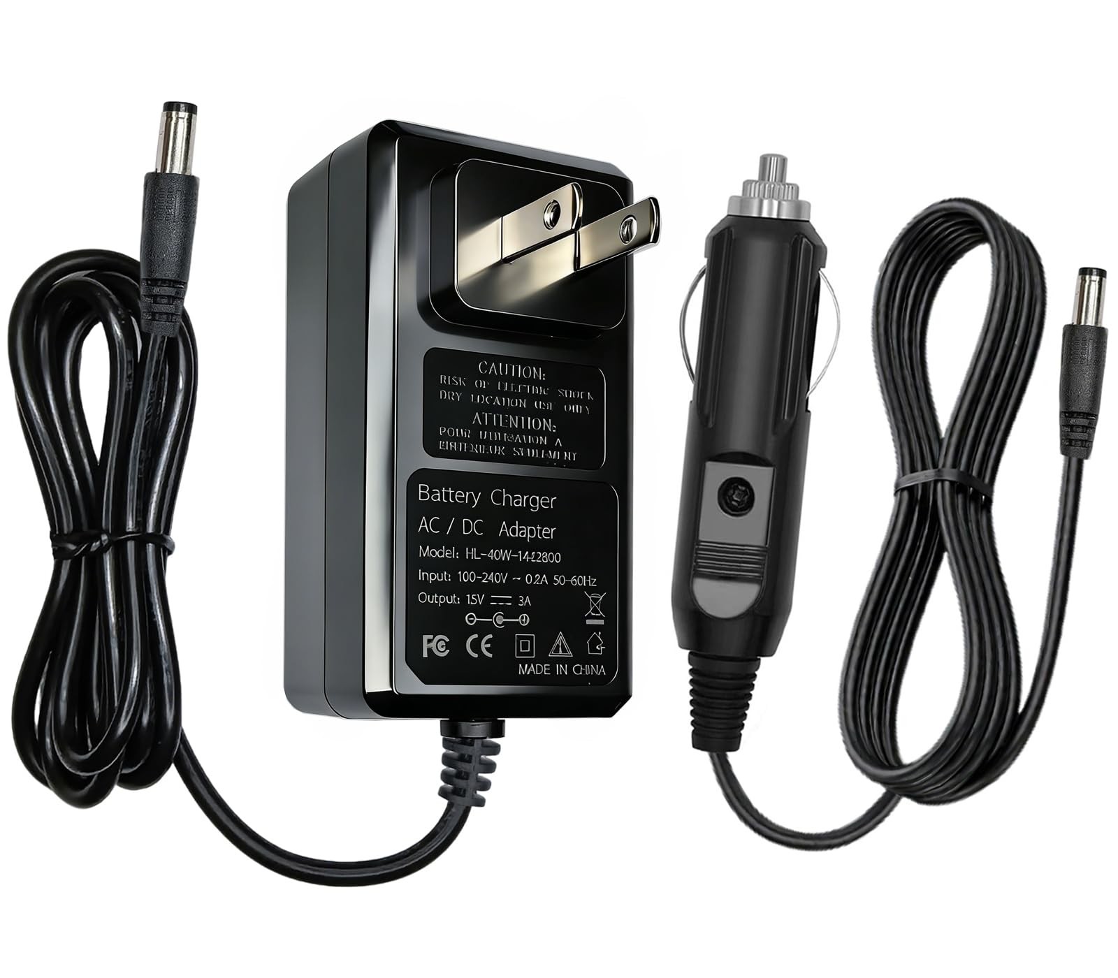 AC DC Adapter Car Charger 15V 3A for FF Flashfish G300 P66 P66A Power Supply 6Ft